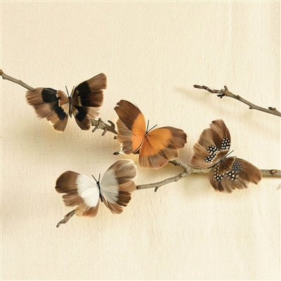 Butterflies on Clip Set of 8