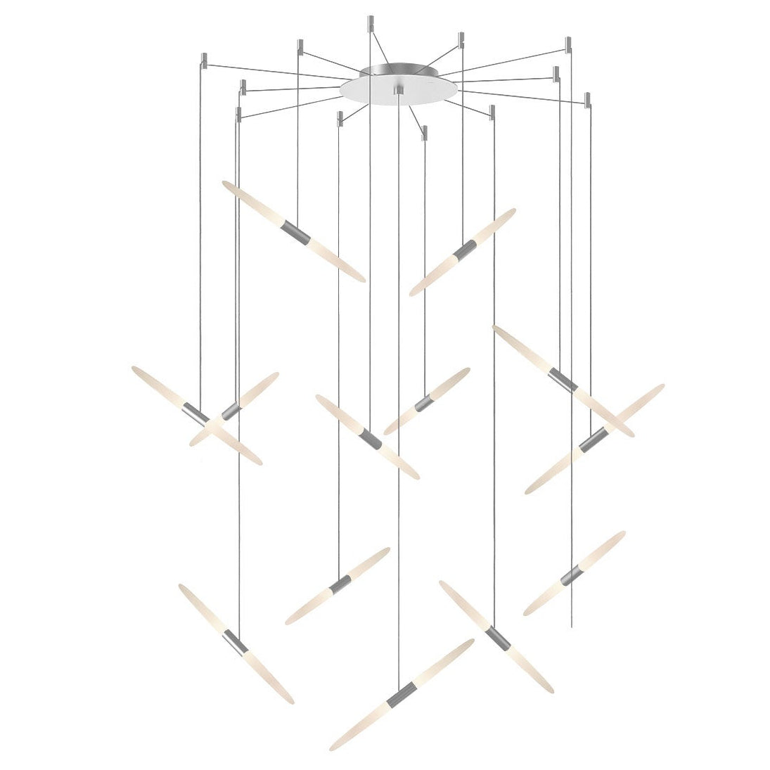 Sonneman Ballet Bright Satin Aluminum 2895.16 Pendant