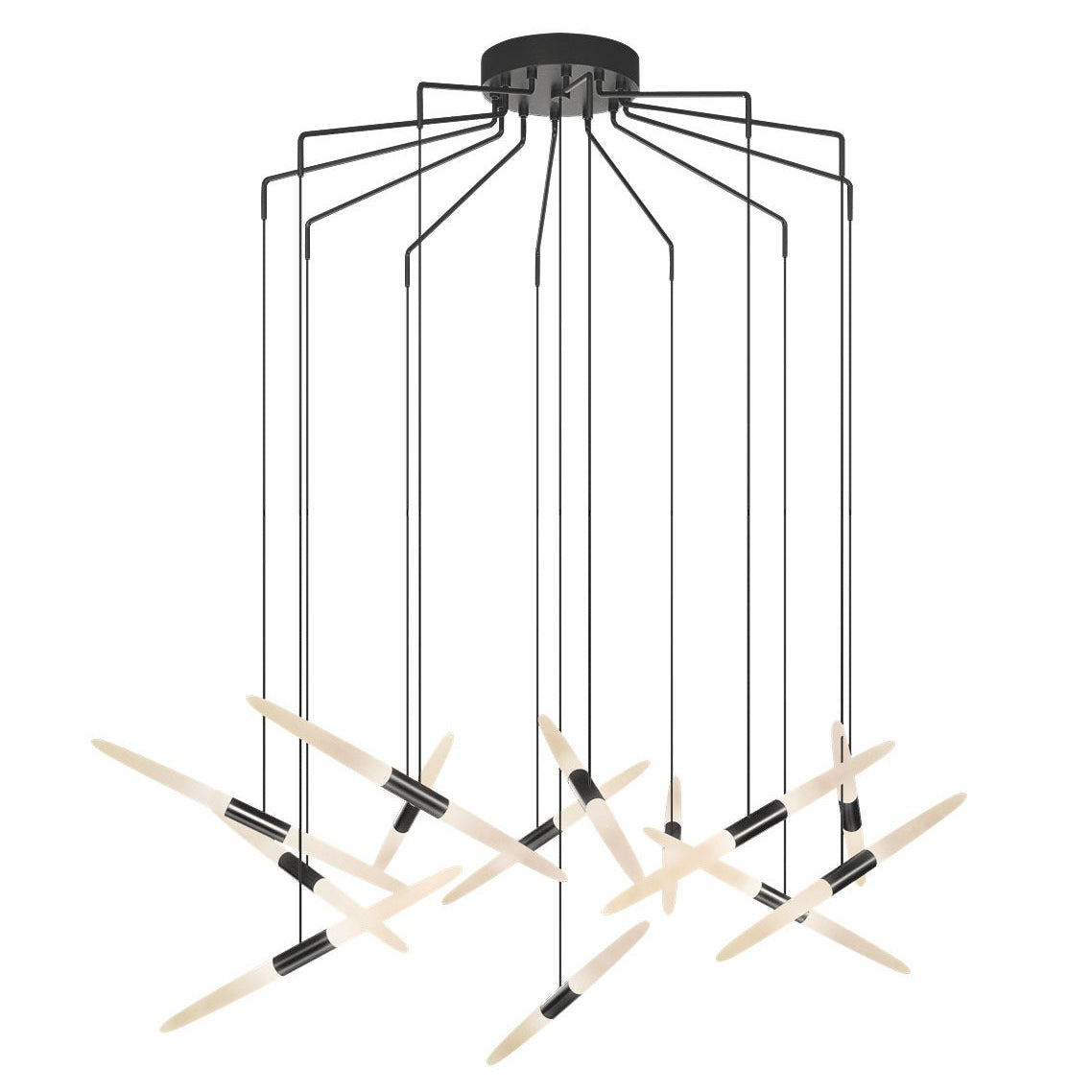 Sonneman Ballet Satin Black 2896.25 Pendant