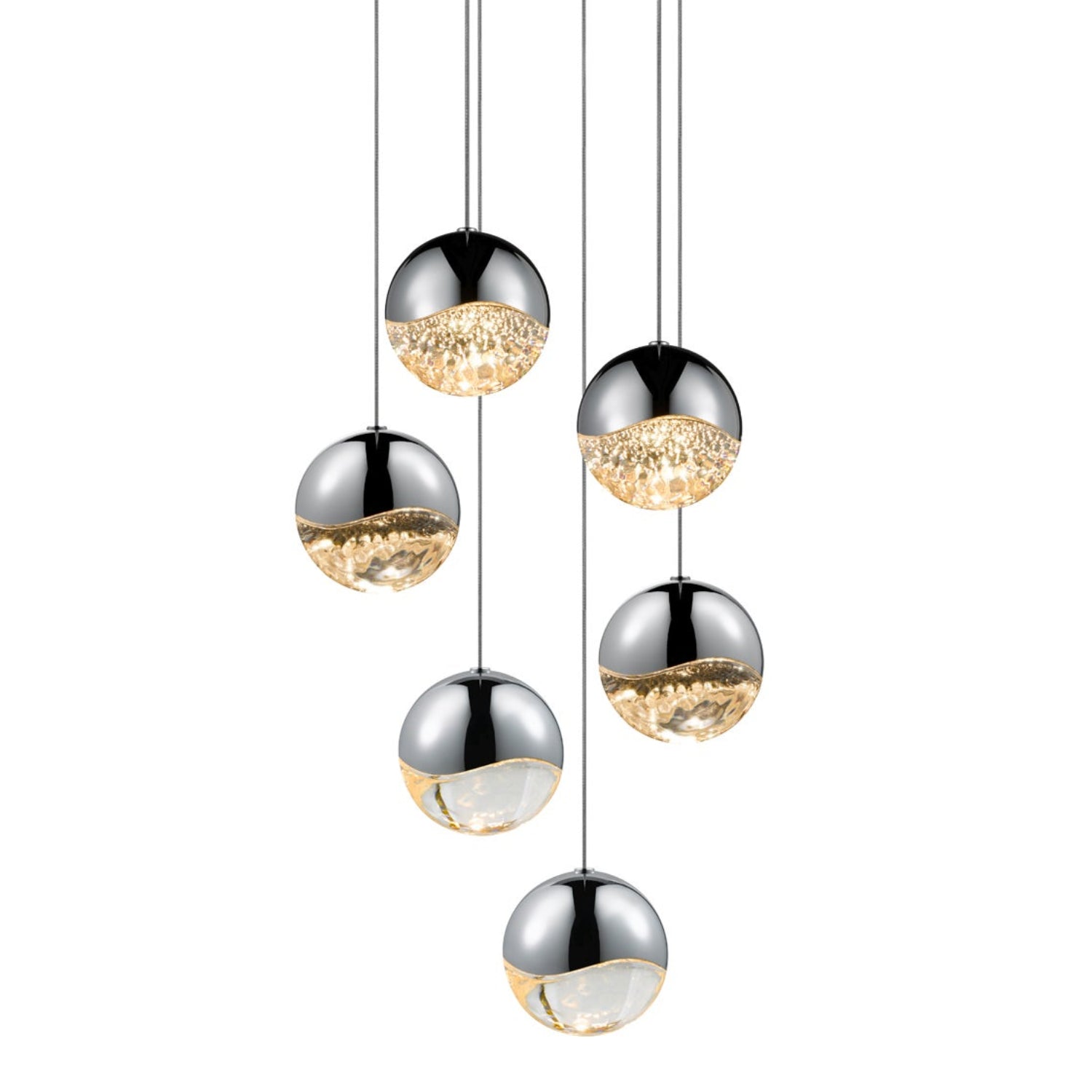 Sonneman Grapes Polished Chrome 2915.01-LRG Pendant