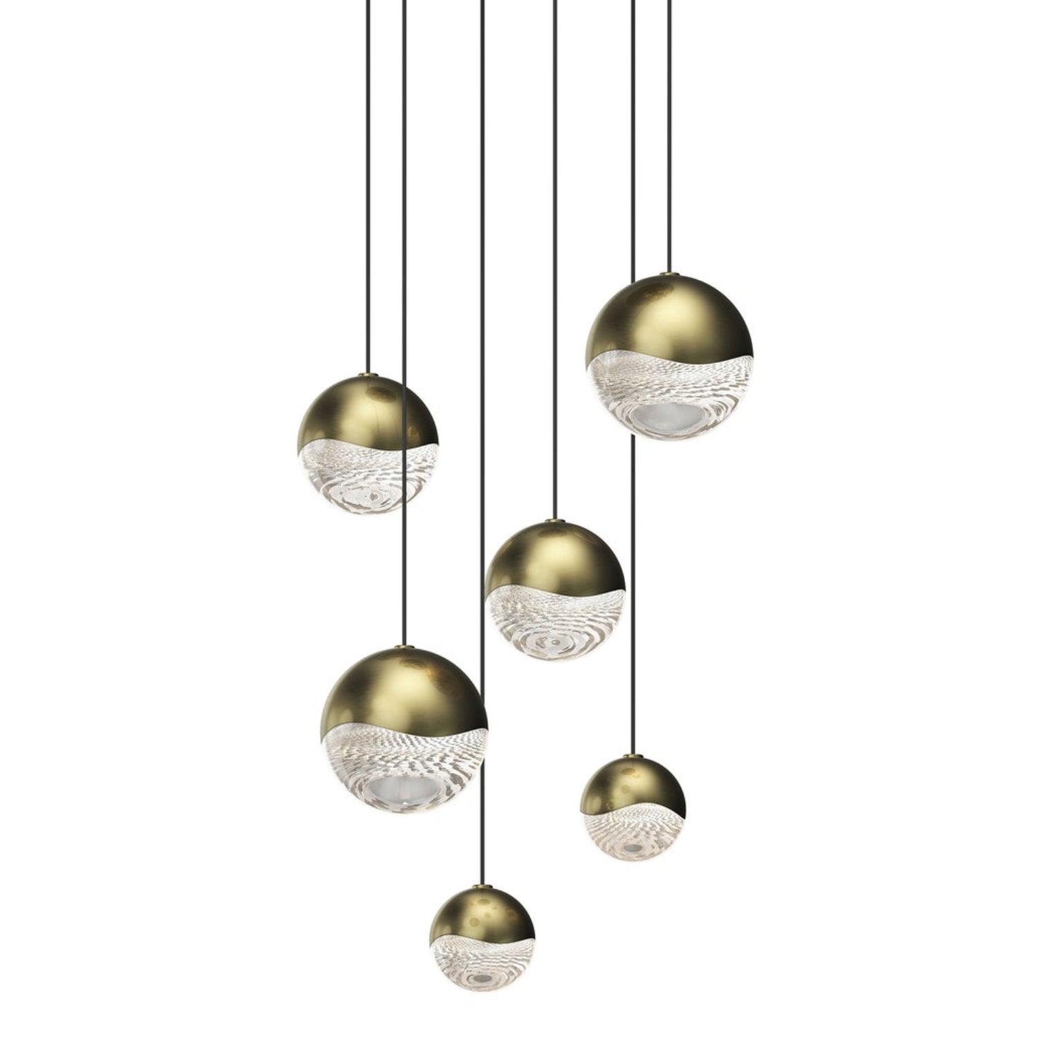 Sonneman Grapes Brass 2915.14-AST Pendant
