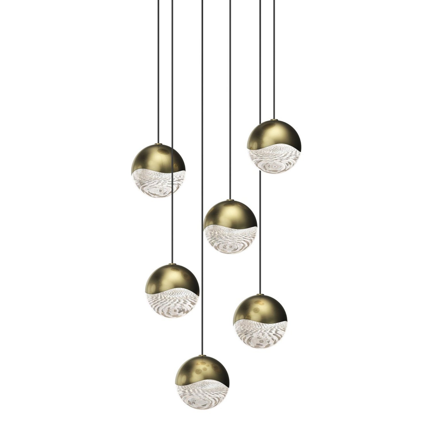 Sonneman Grapes Brass 2915.14-MED Pendant