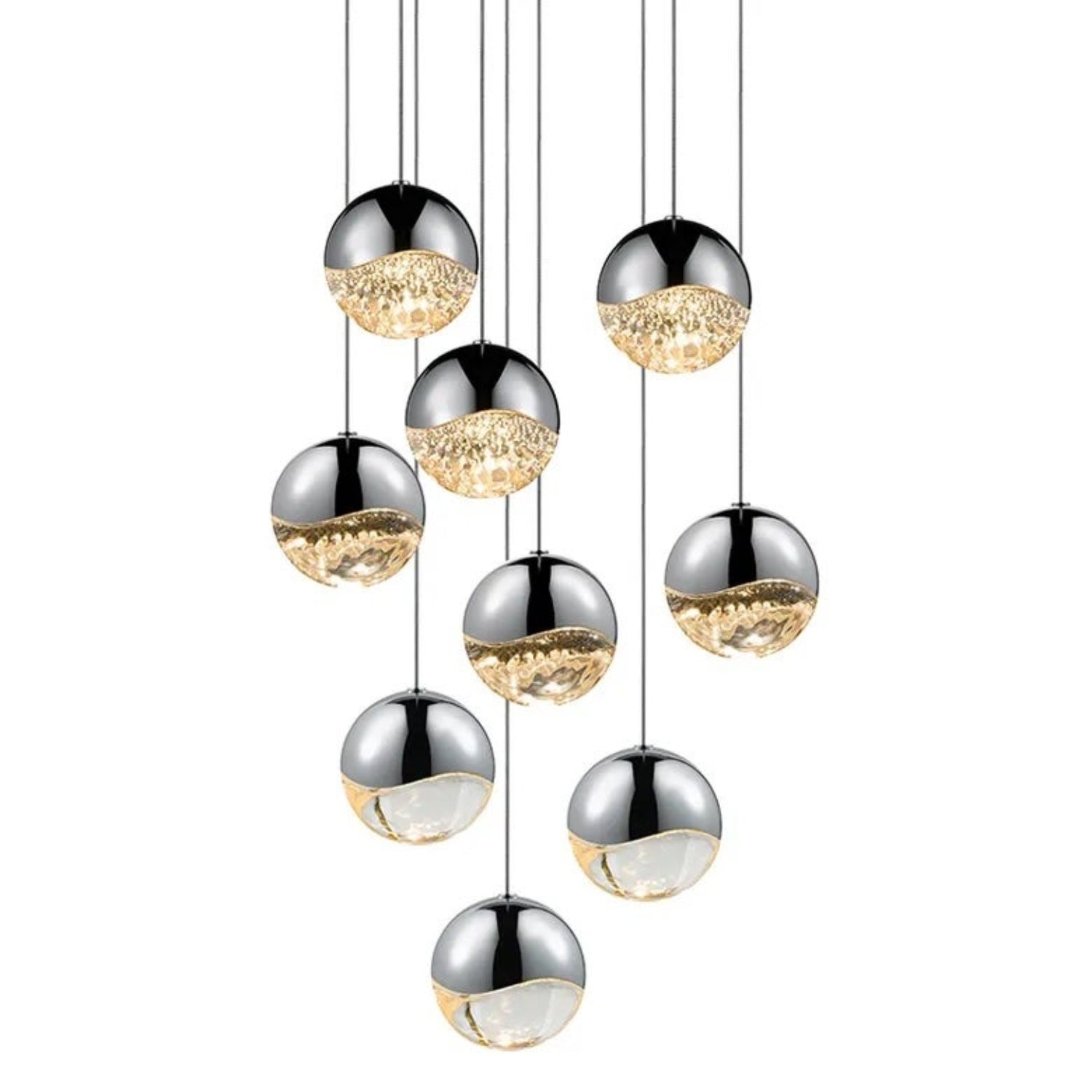 Sonneman Grapes Polished Chrome 2916.01-LRG Pendant