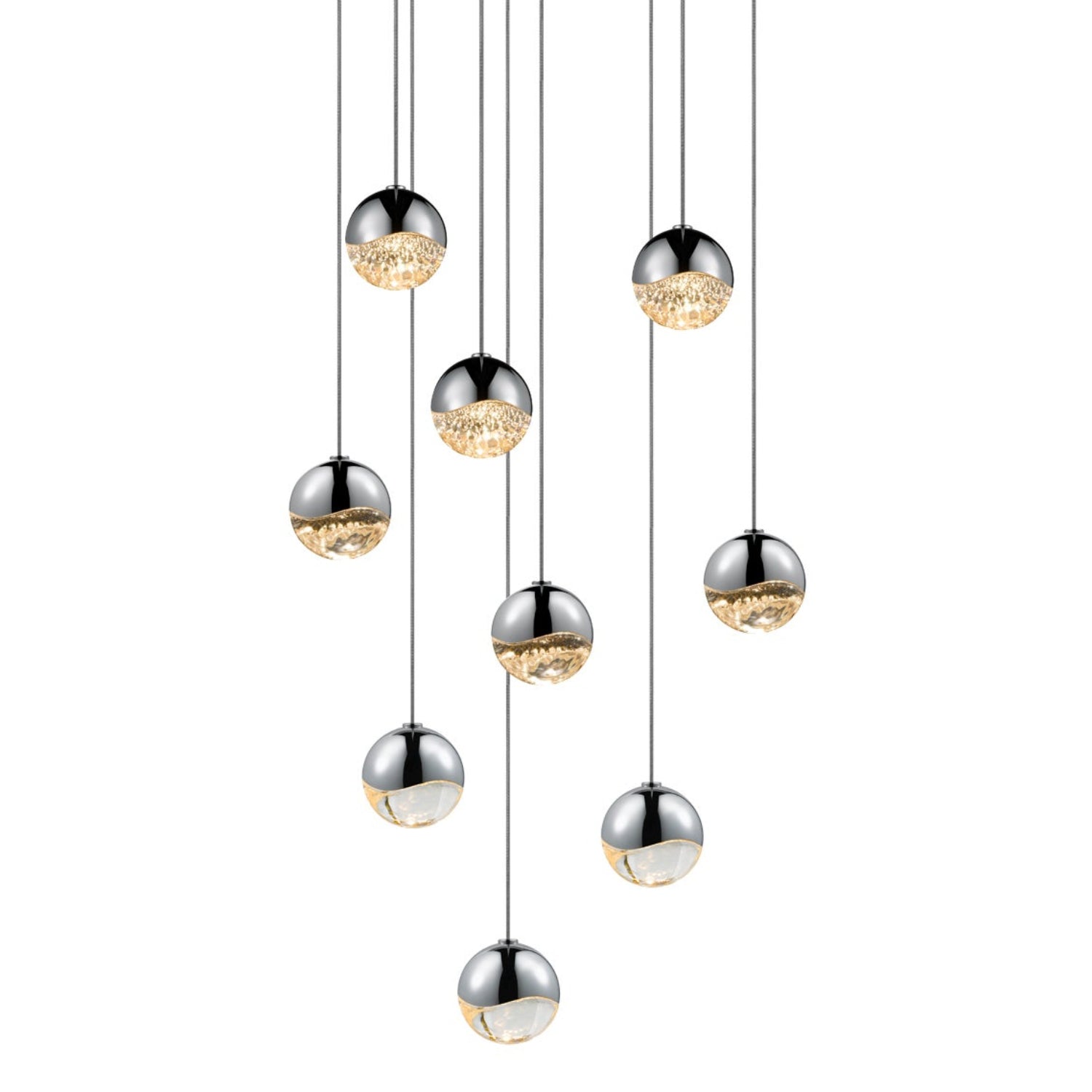Sonneman Grapes Polished Chrome 2916.01-SML Pendant