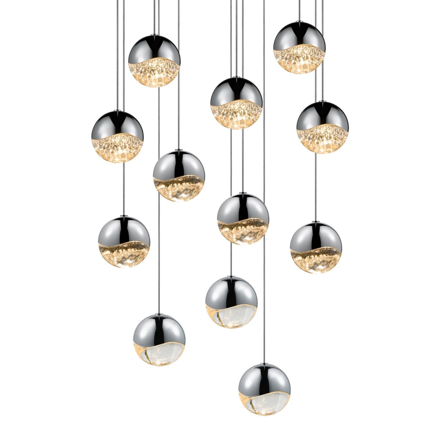 Sonneman Grapes Polished Chrome 2917.01-MED Pendant
