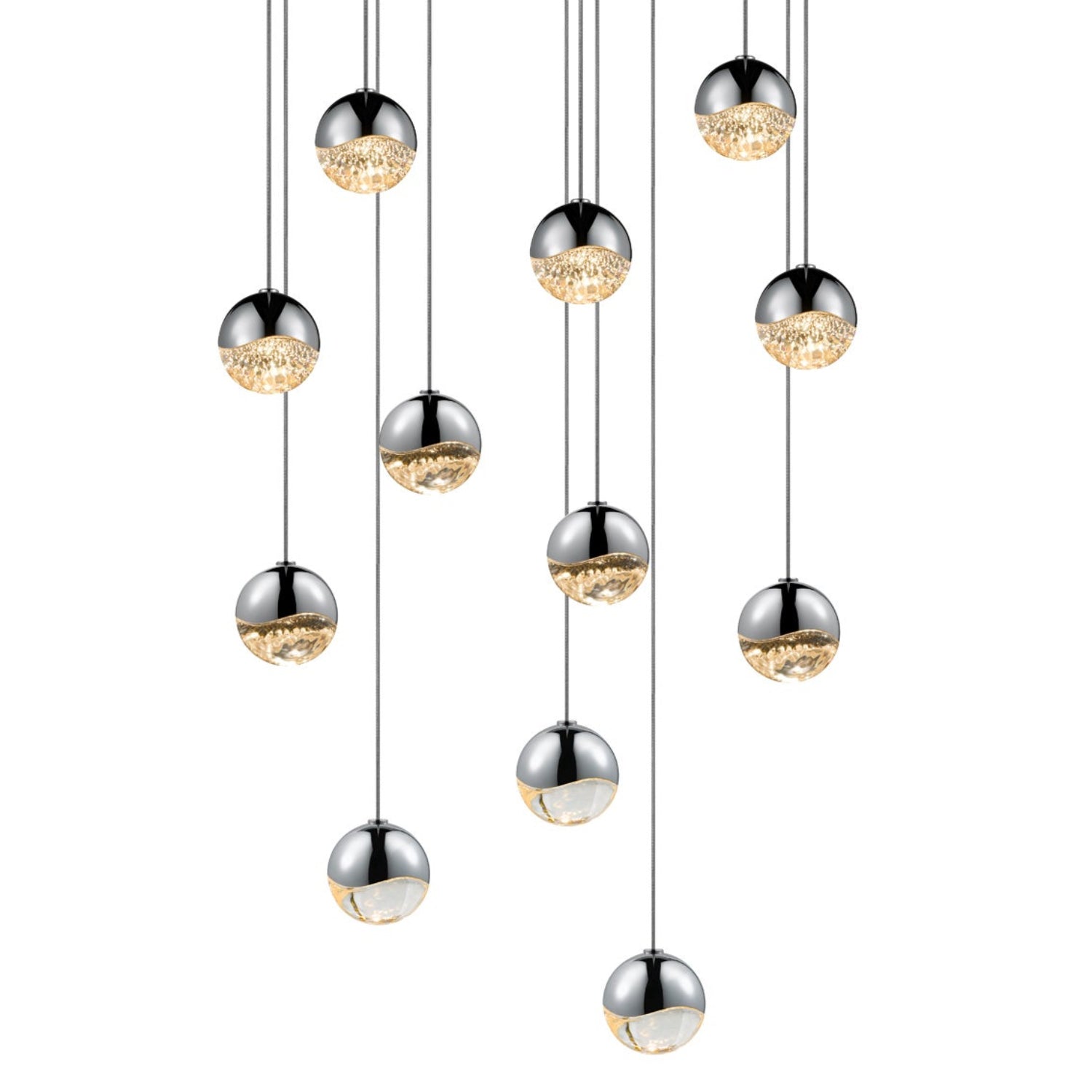 Sonneman Grapes Polished Chrome 2917.01-SML Pendant
