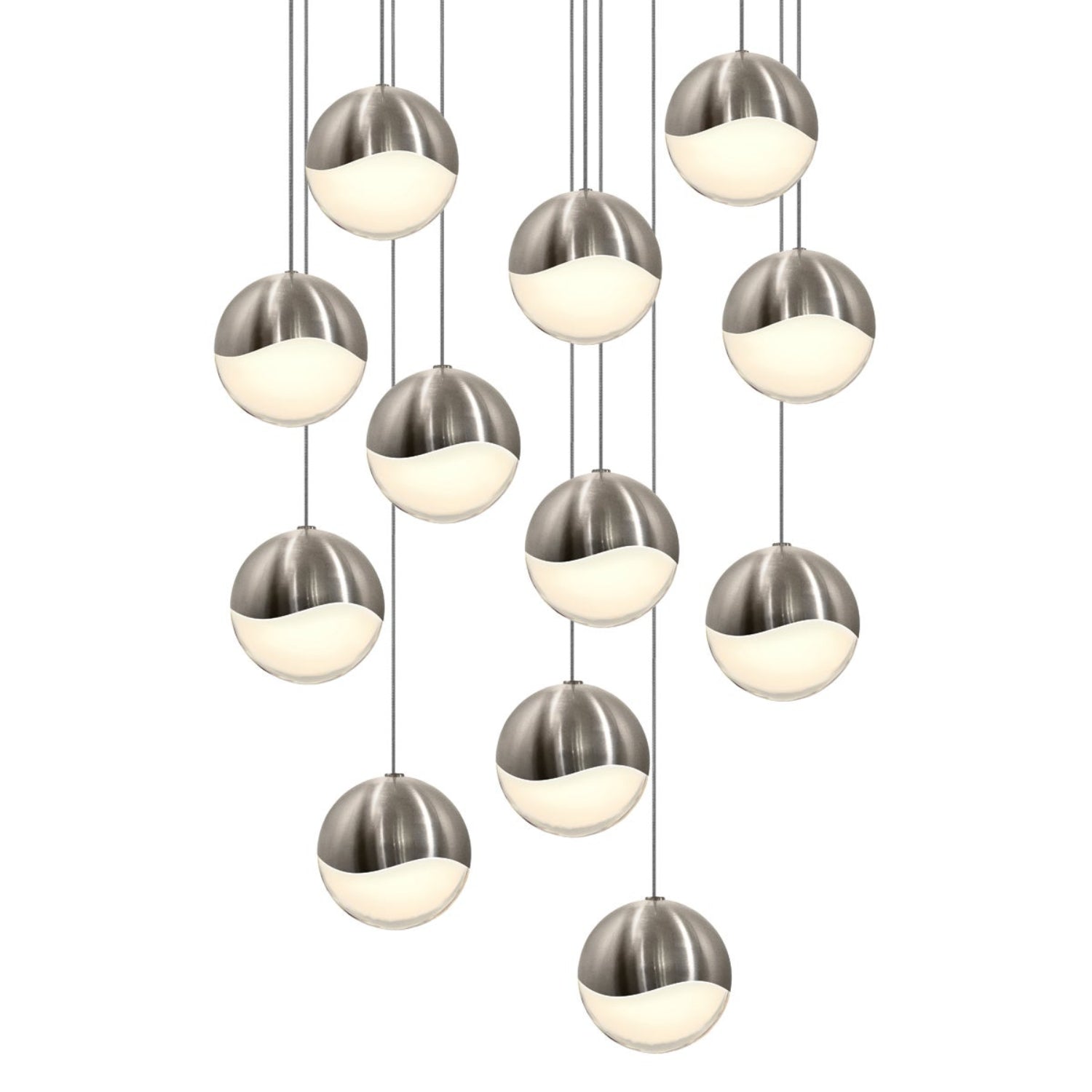 Sonneman Grapes Satin Nickel 2917.13-LRG Pendant