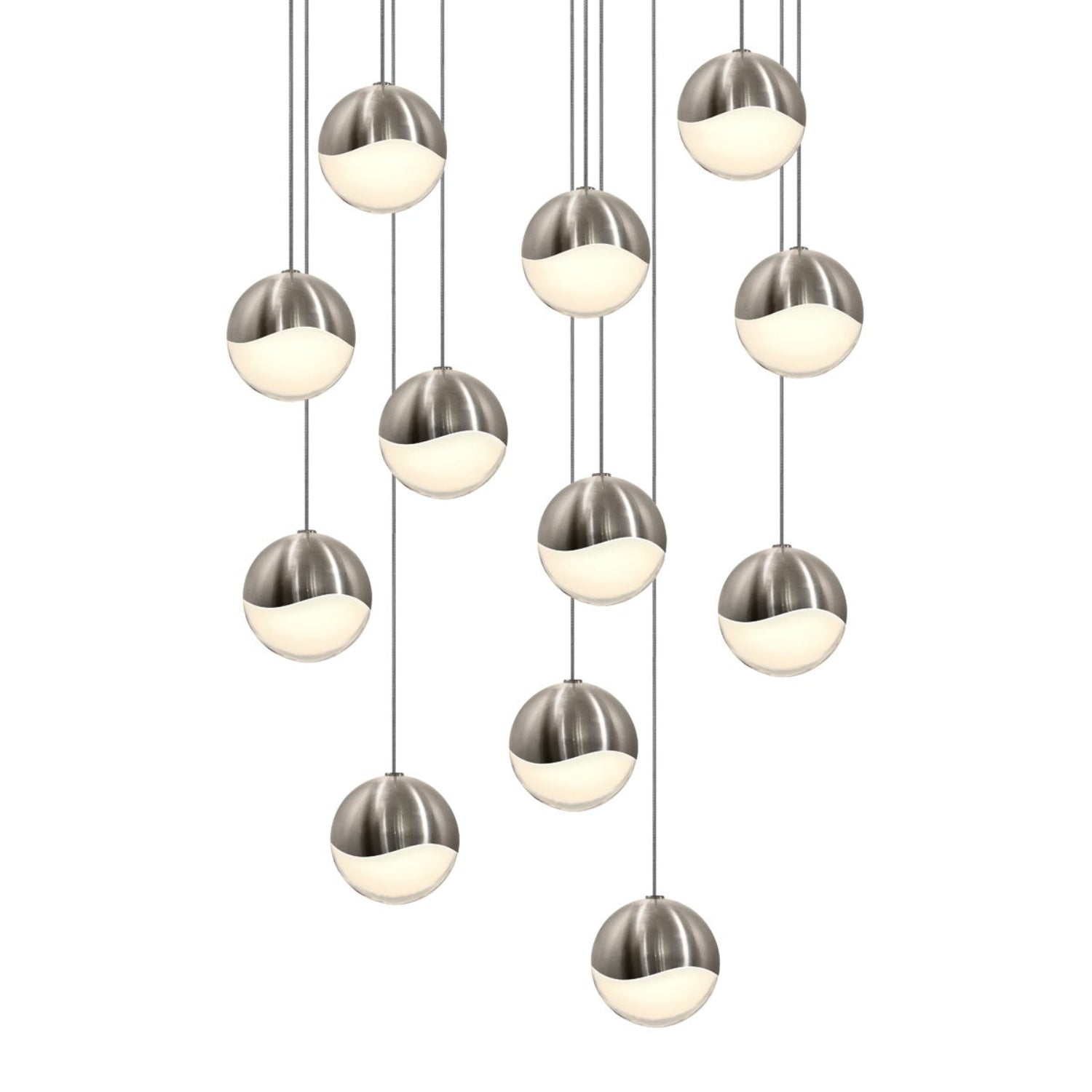 Sonneman Grapes Satin Nickel 2917.13-MED Pendant