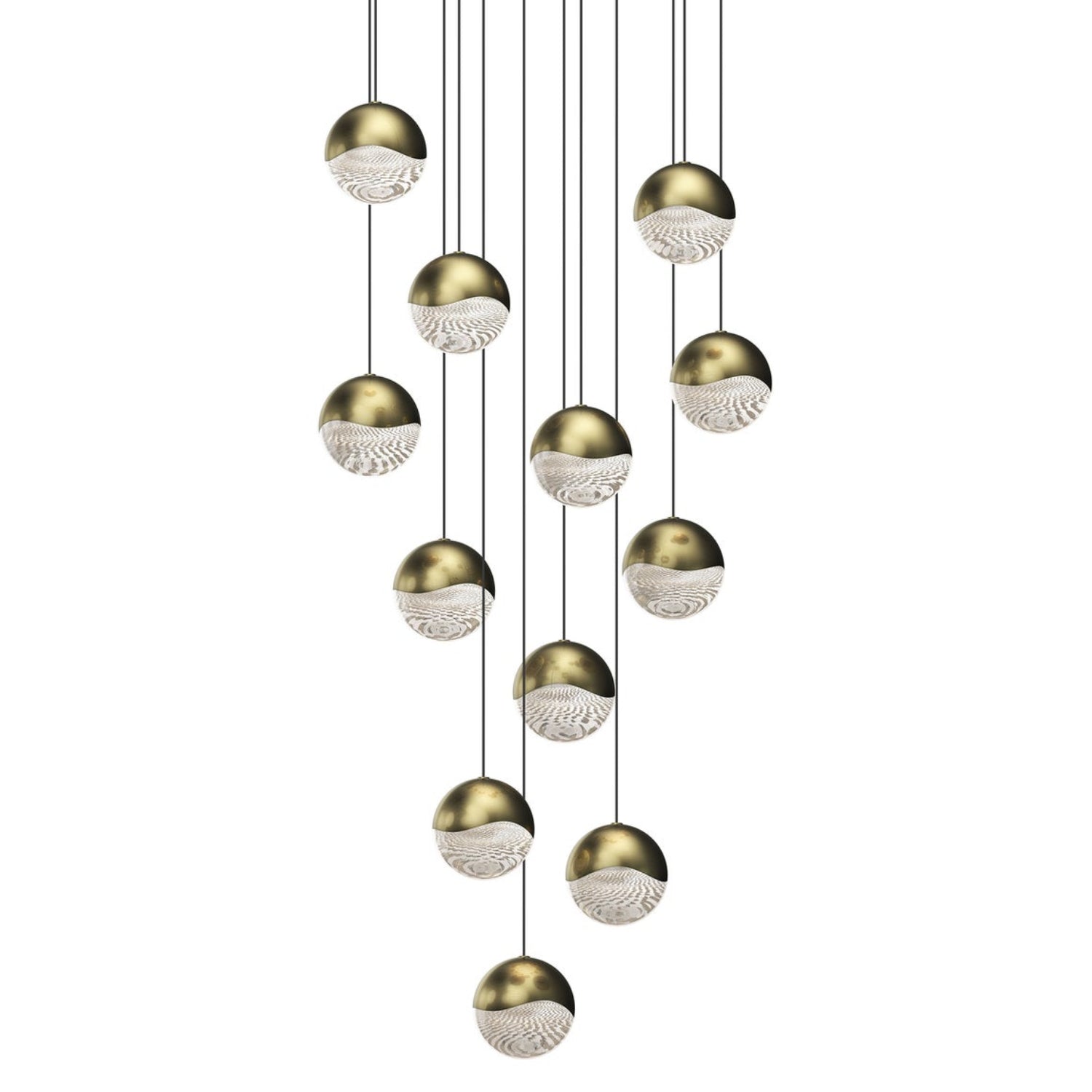 Sonneman Grapes Brass 2917.14-LRG Pendant