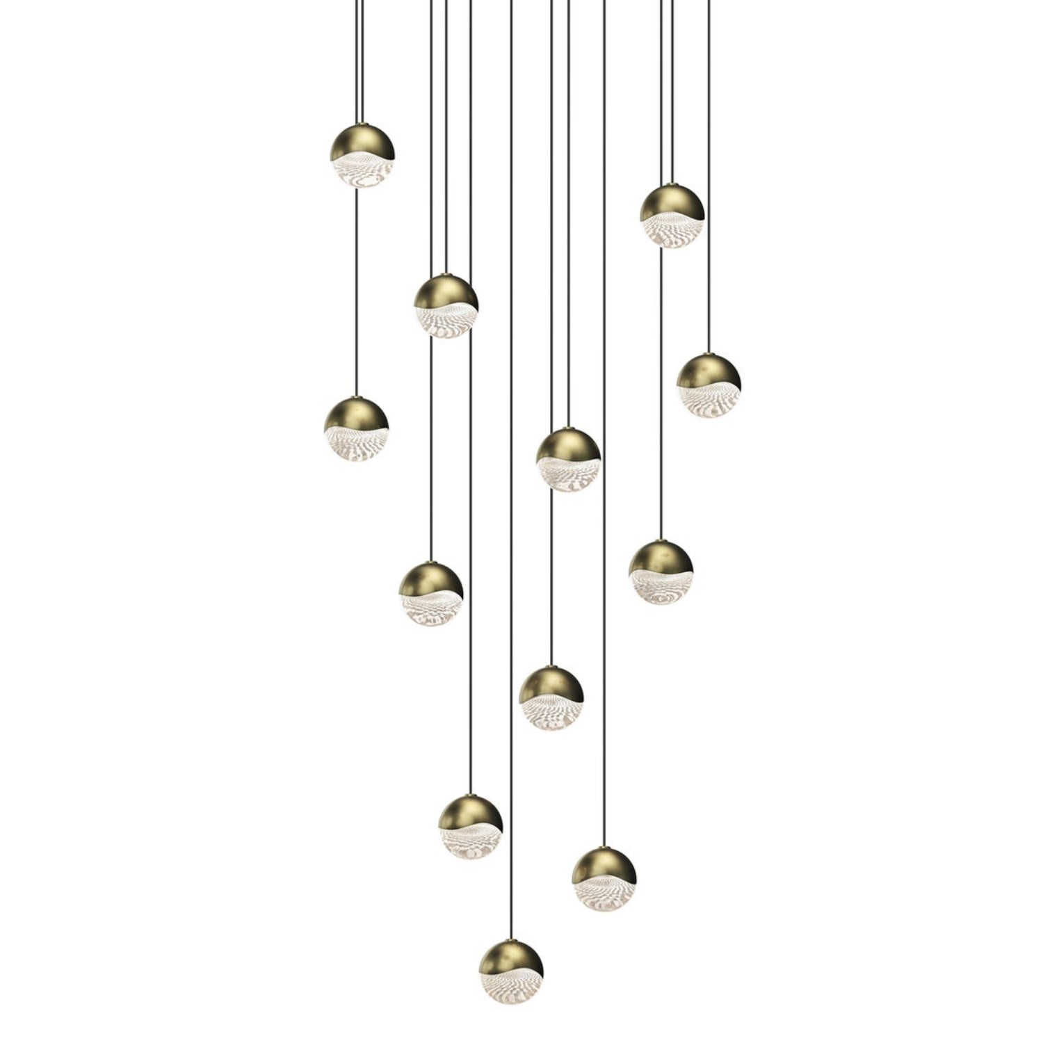 Sonneman Grapes Brass 2917.14-SML Pendant