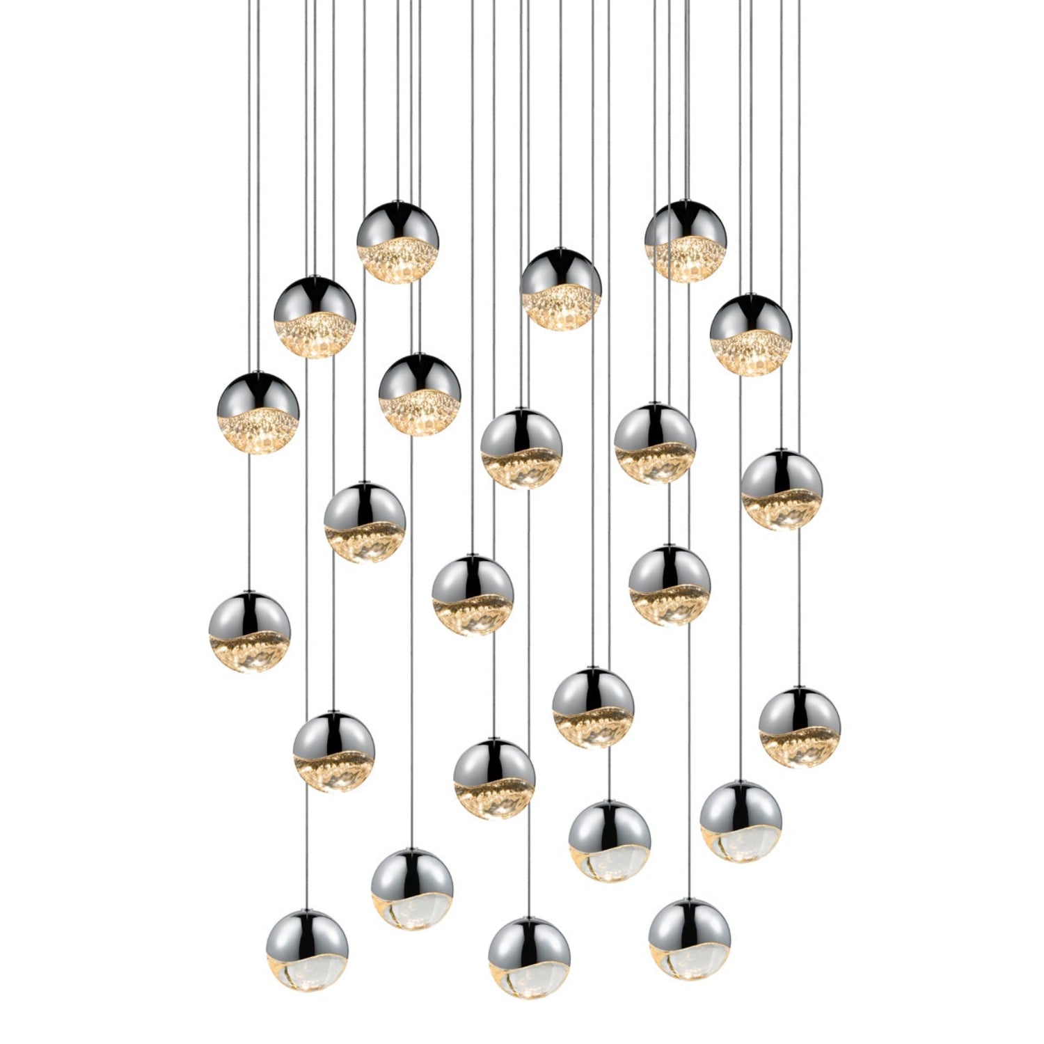 Sonneman Grapes Polished Chrome 2918.01-MED Pendant