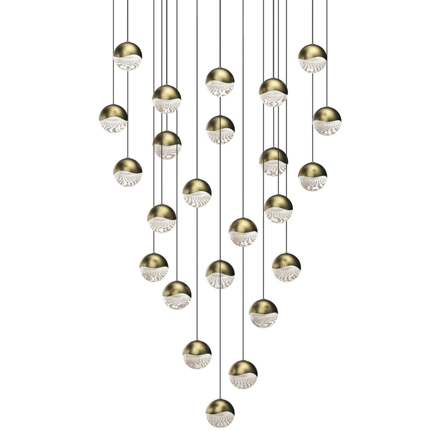Sonneman Grapes Brass 2918.14-MED Pendant