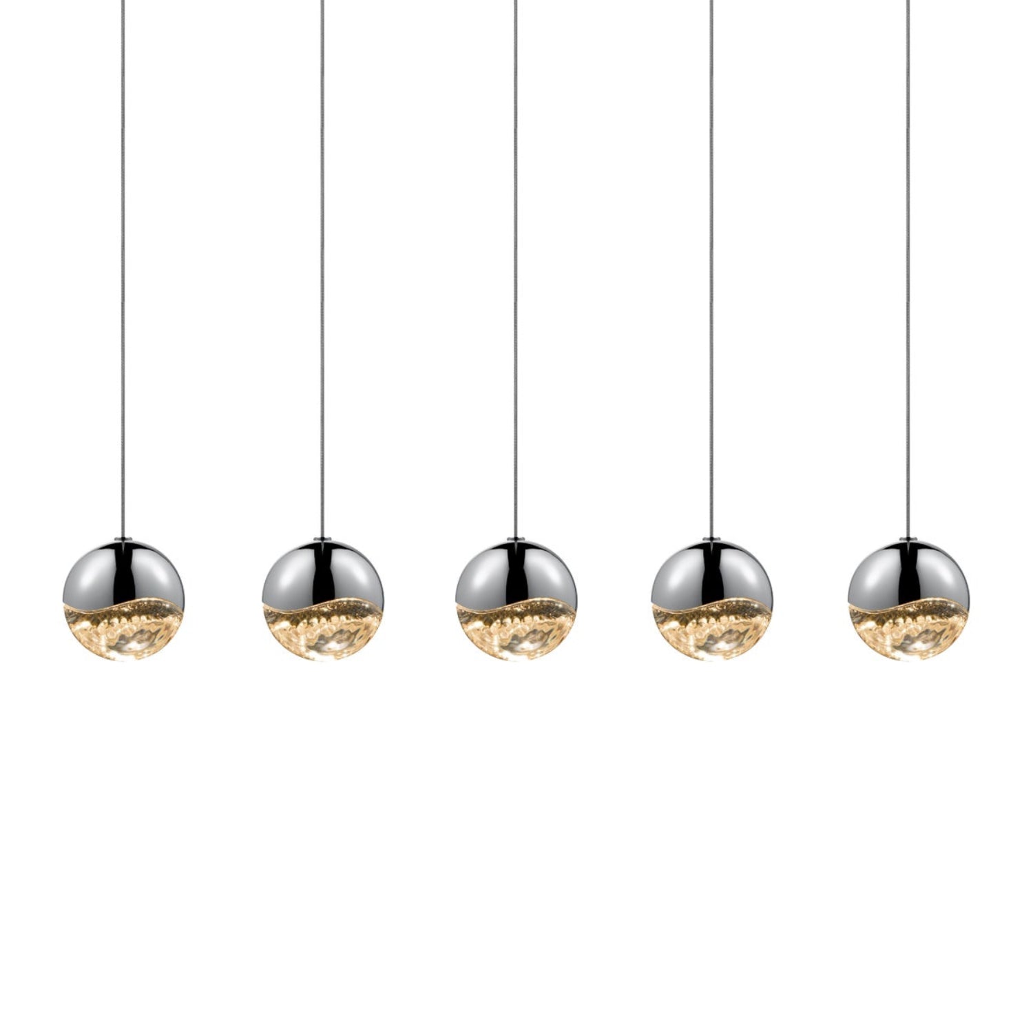Sonneman Grapes Polished Chrome 2921.01-MED Pendant