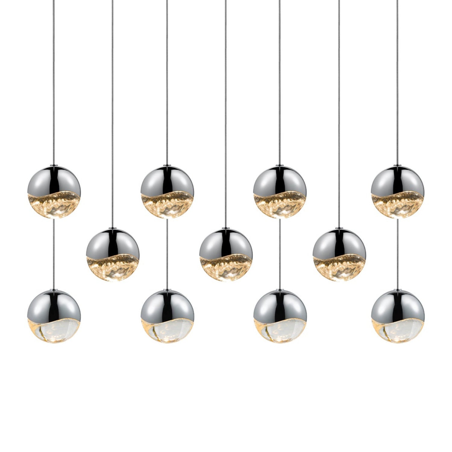 Sonneman Grapes Polished Chrome 2922.01-MED Pendant