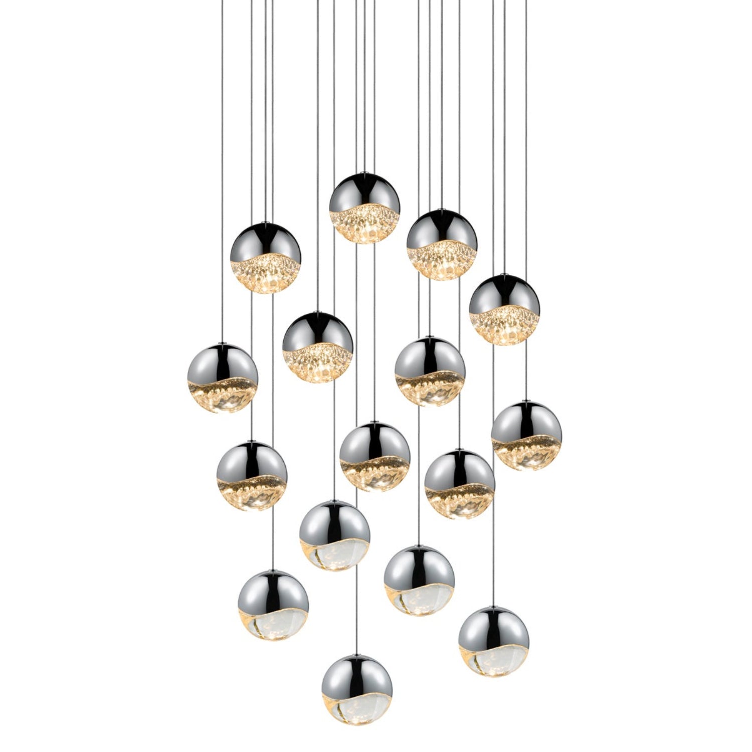 Sonneman Grapes Polished Chrome 2923.01-LRG Pendant