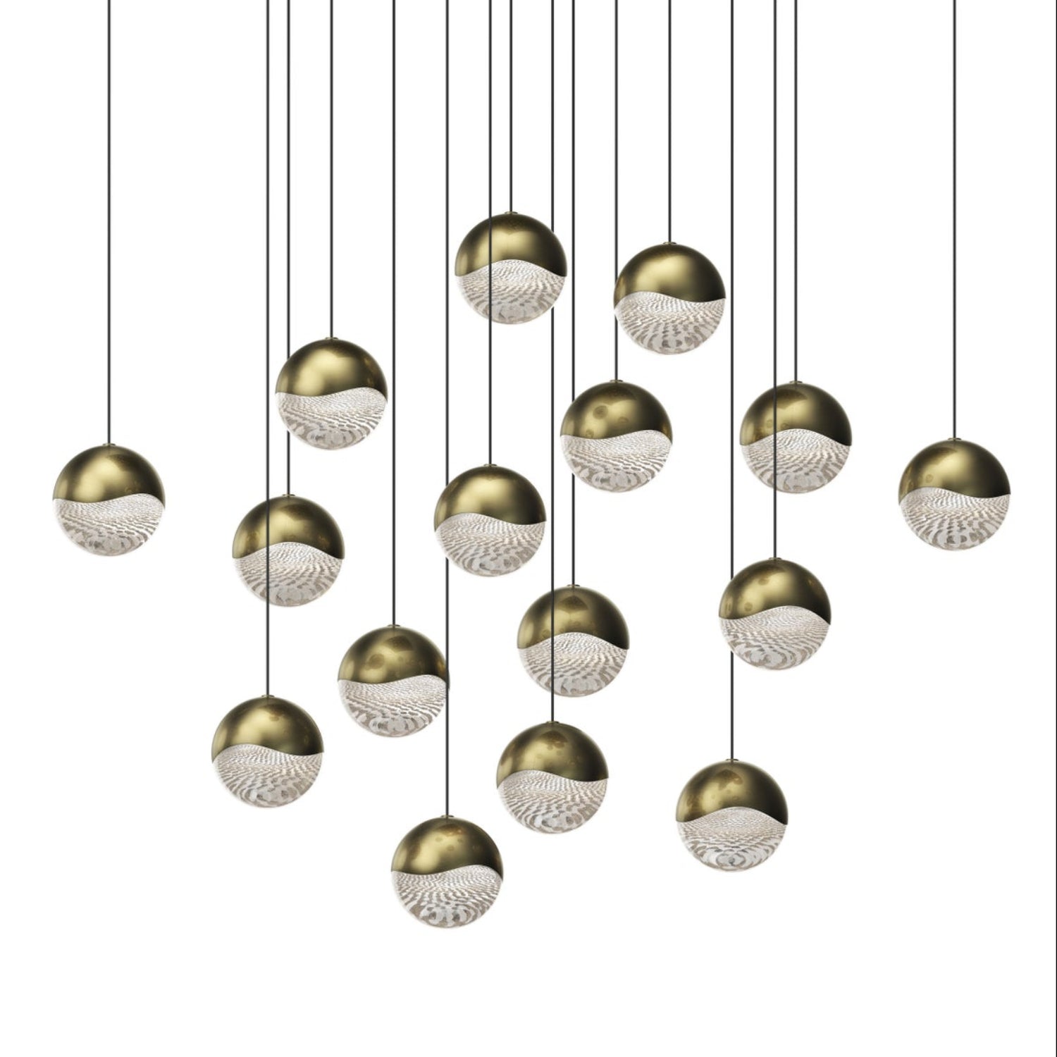 Sonneman Grapes Brass 2923.14-LRG Pendant