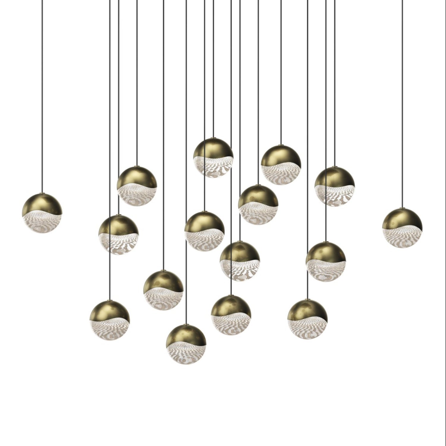 Sonneman Grapes Brass 2923.14-MED Pendant