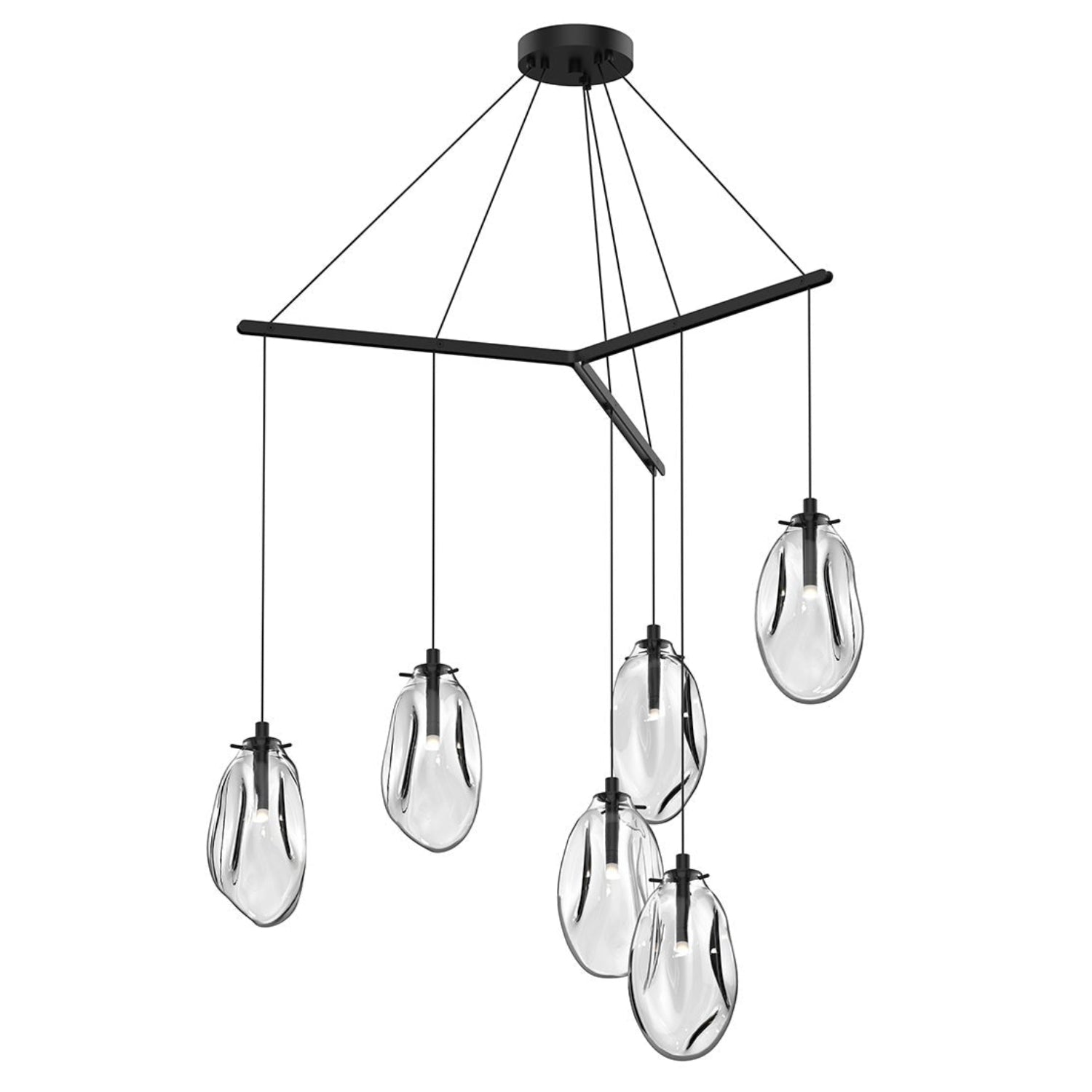 Sonneman Liquid Satin Black 2976.25C Pendant