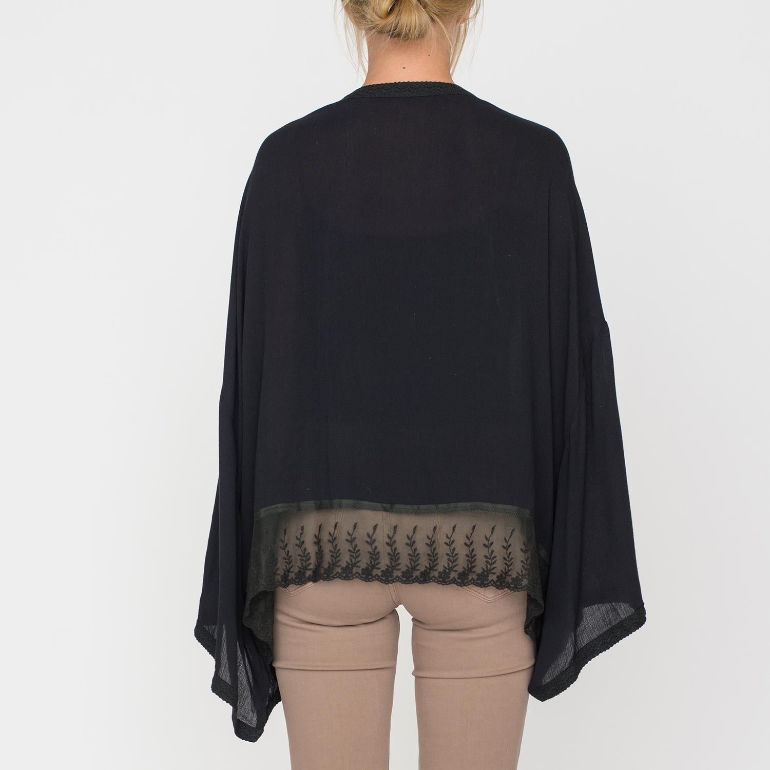 Elena Black Coverlet