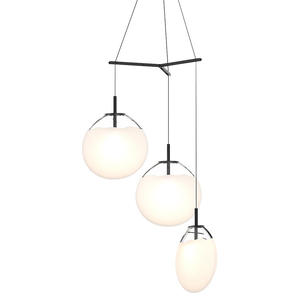 Sonneman Cantina Satin Black 2995.25W-LRG Pendant