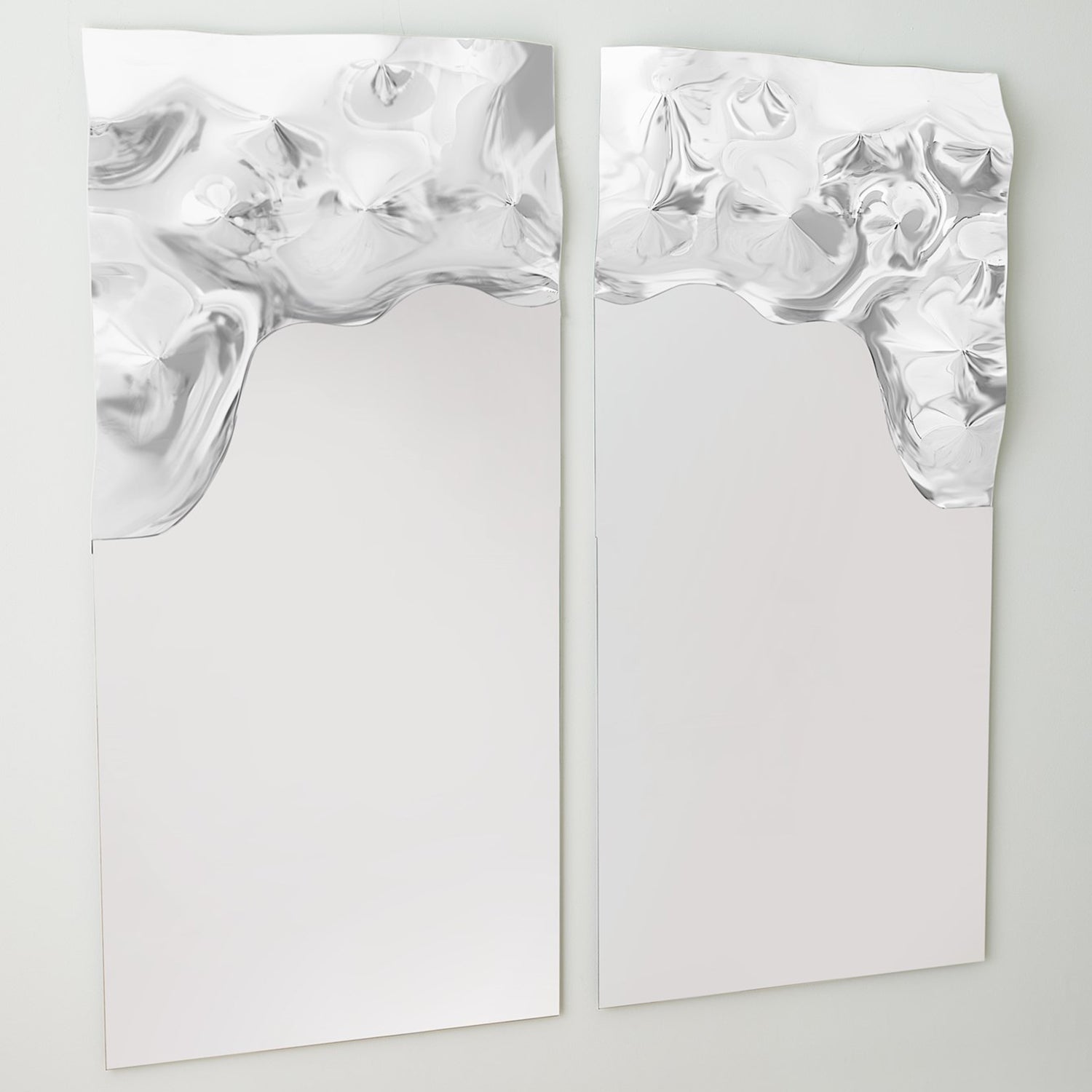 Global Views Asymmetrical Ripple Mirror