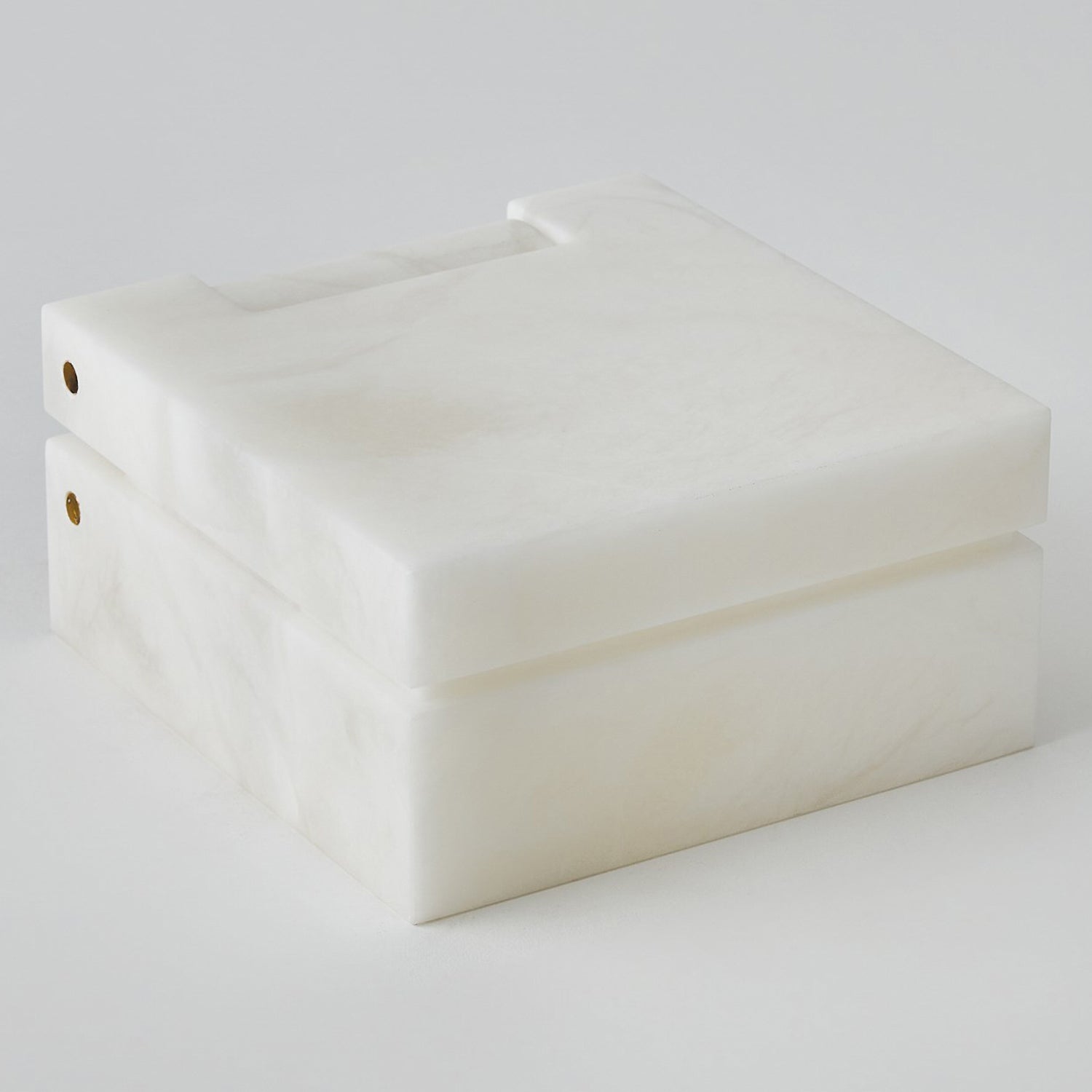Global Views Hinged Alabaster Box