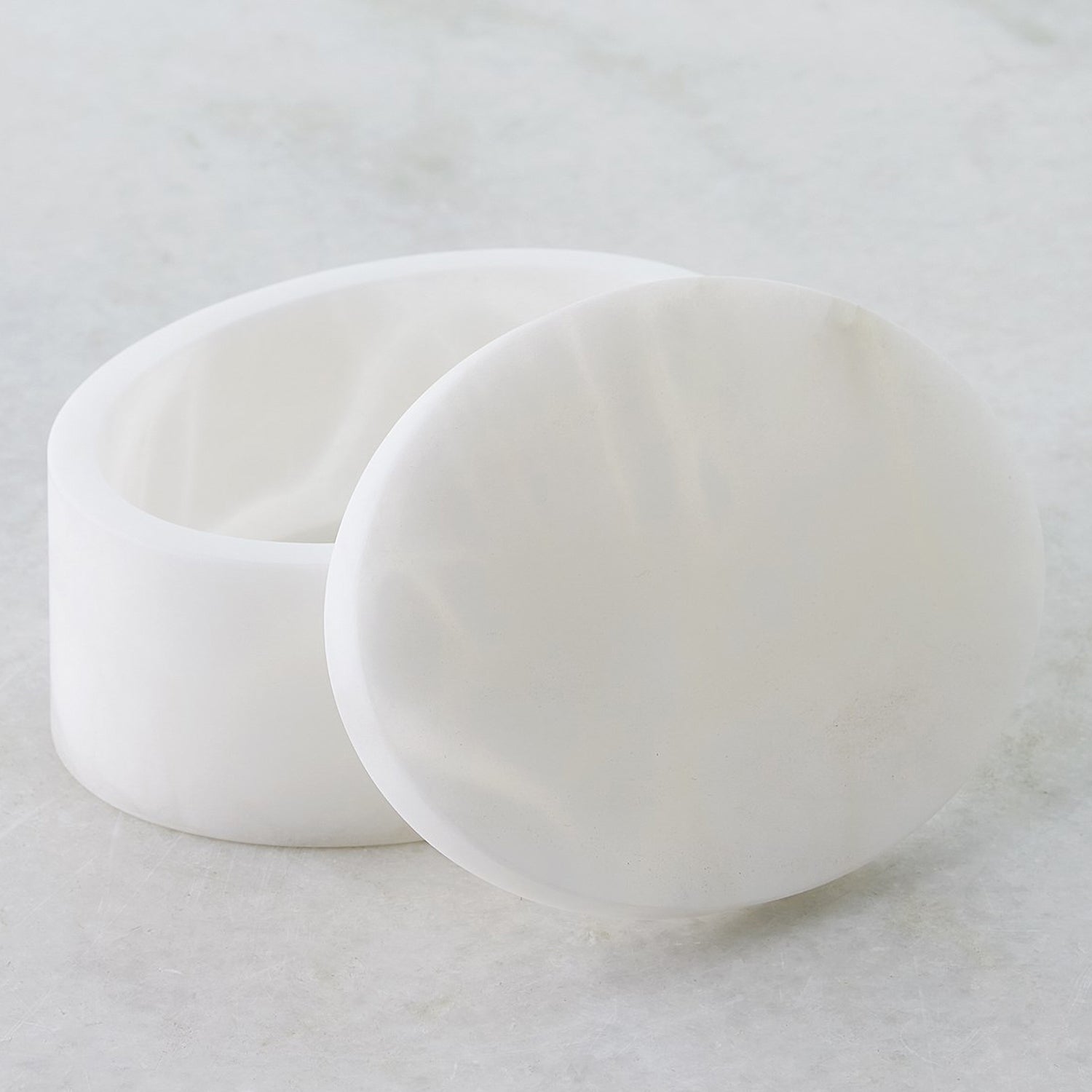 Global Views Alabaster Oval Box