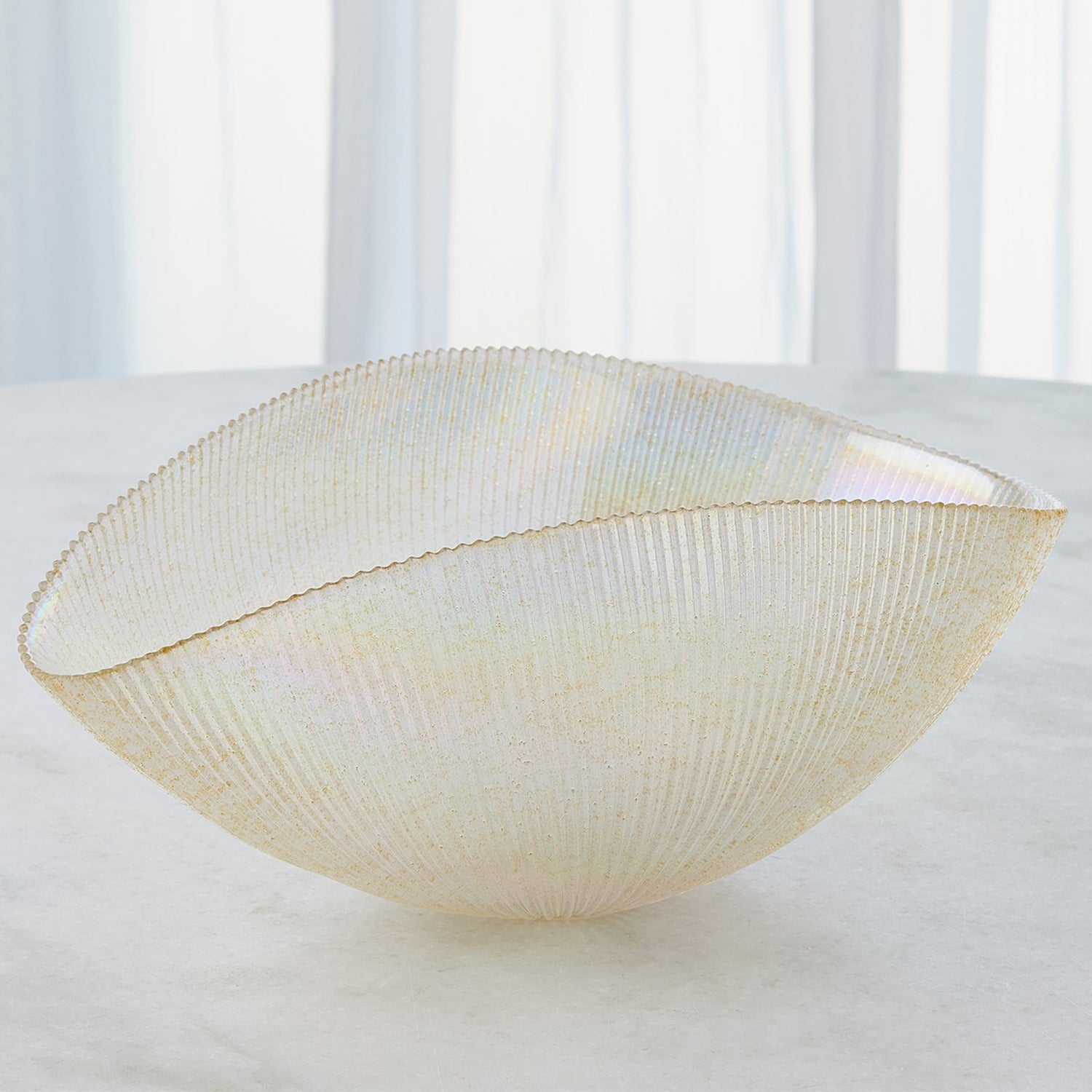 Global Views Pleated Bowl