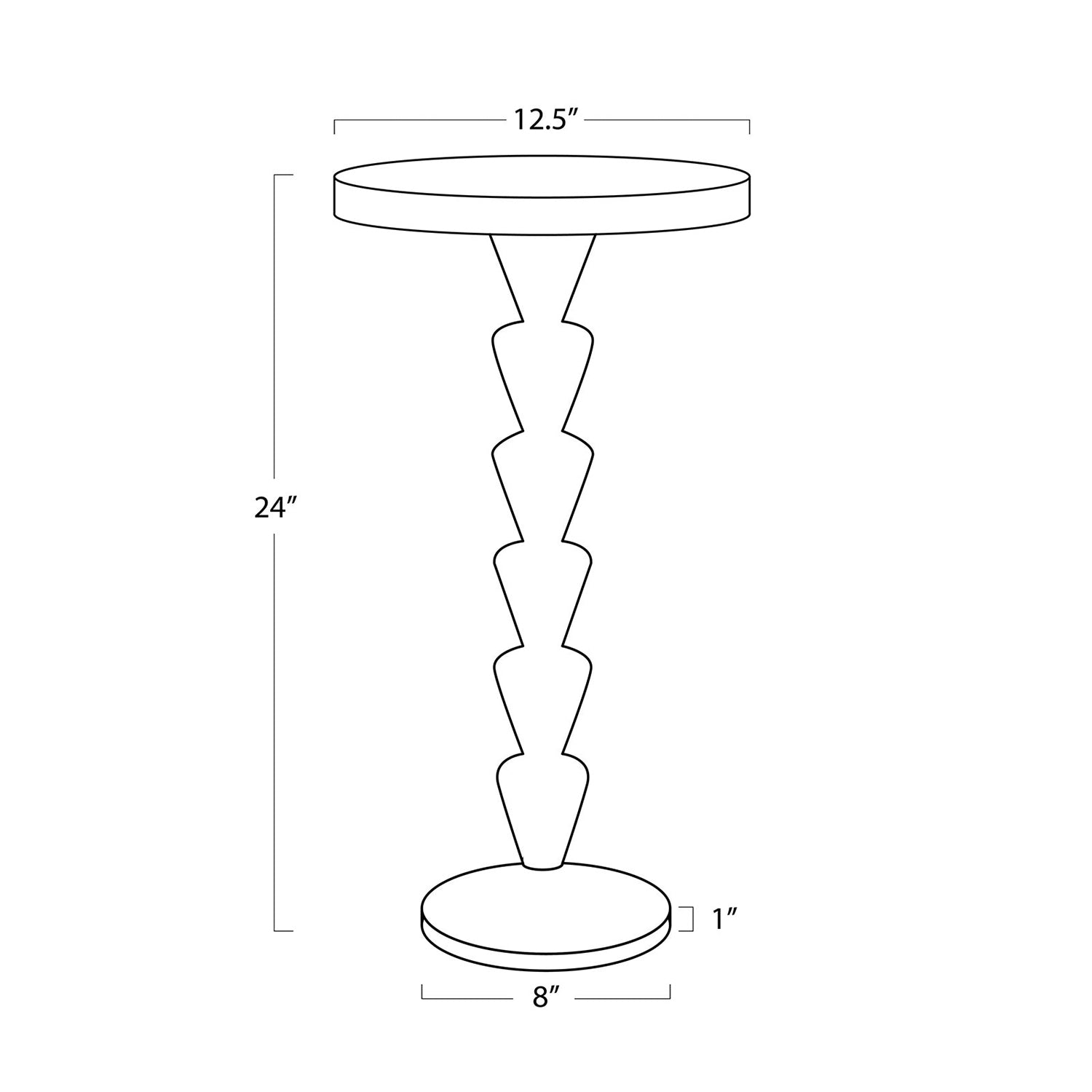 Regina Andrew Patricia Jade Accent Table