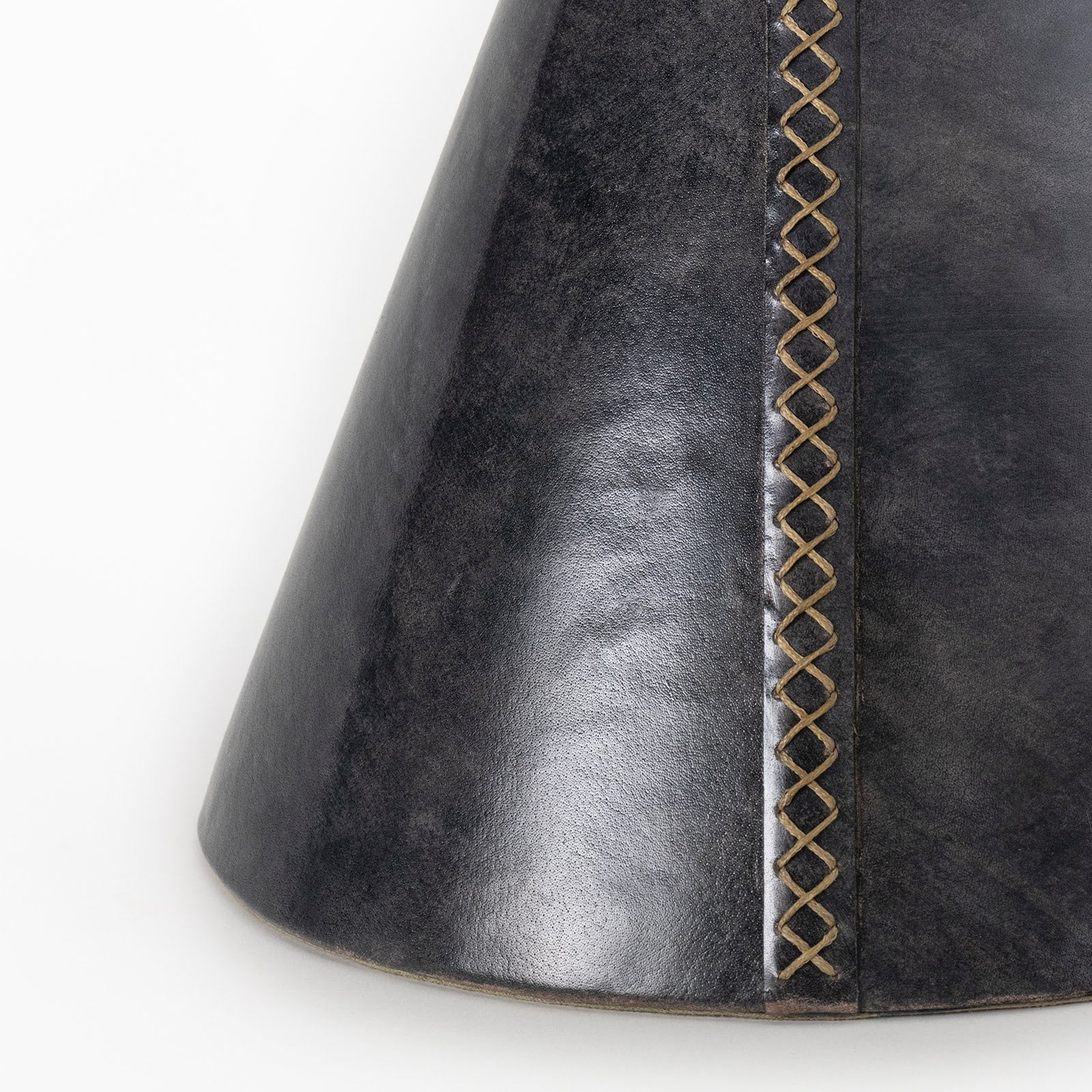 Regina Andrew Gabe Leather Black Accent Table