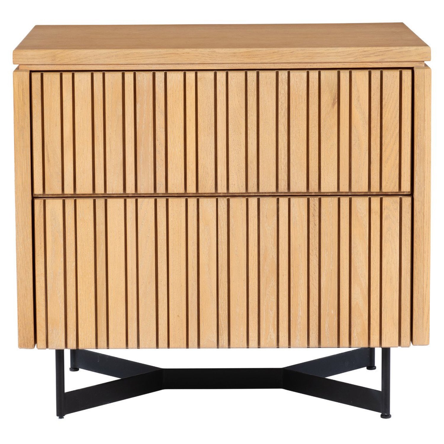 Currey & Co Indeo Washed Oak Nightstand