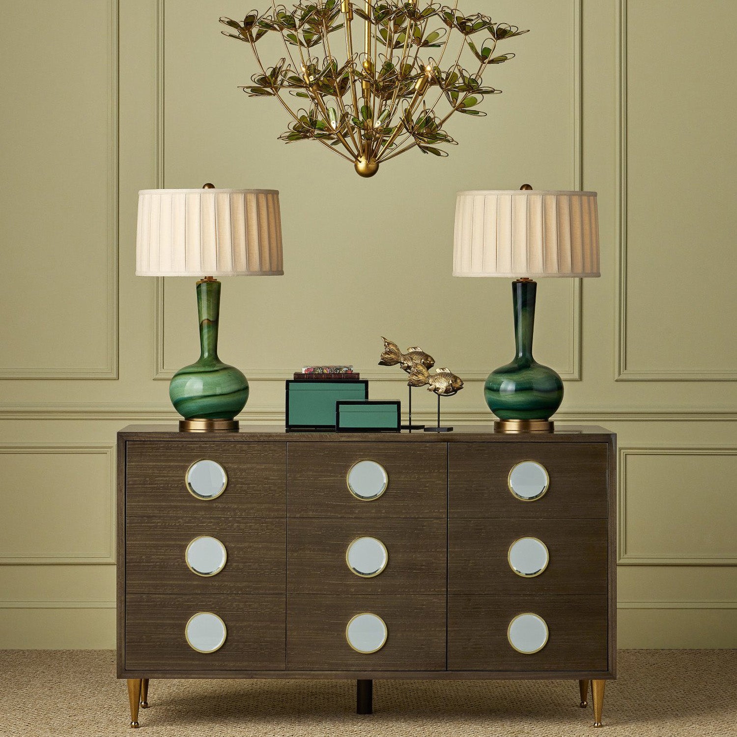 Currey & Co Colette Cabinet - Final Sale