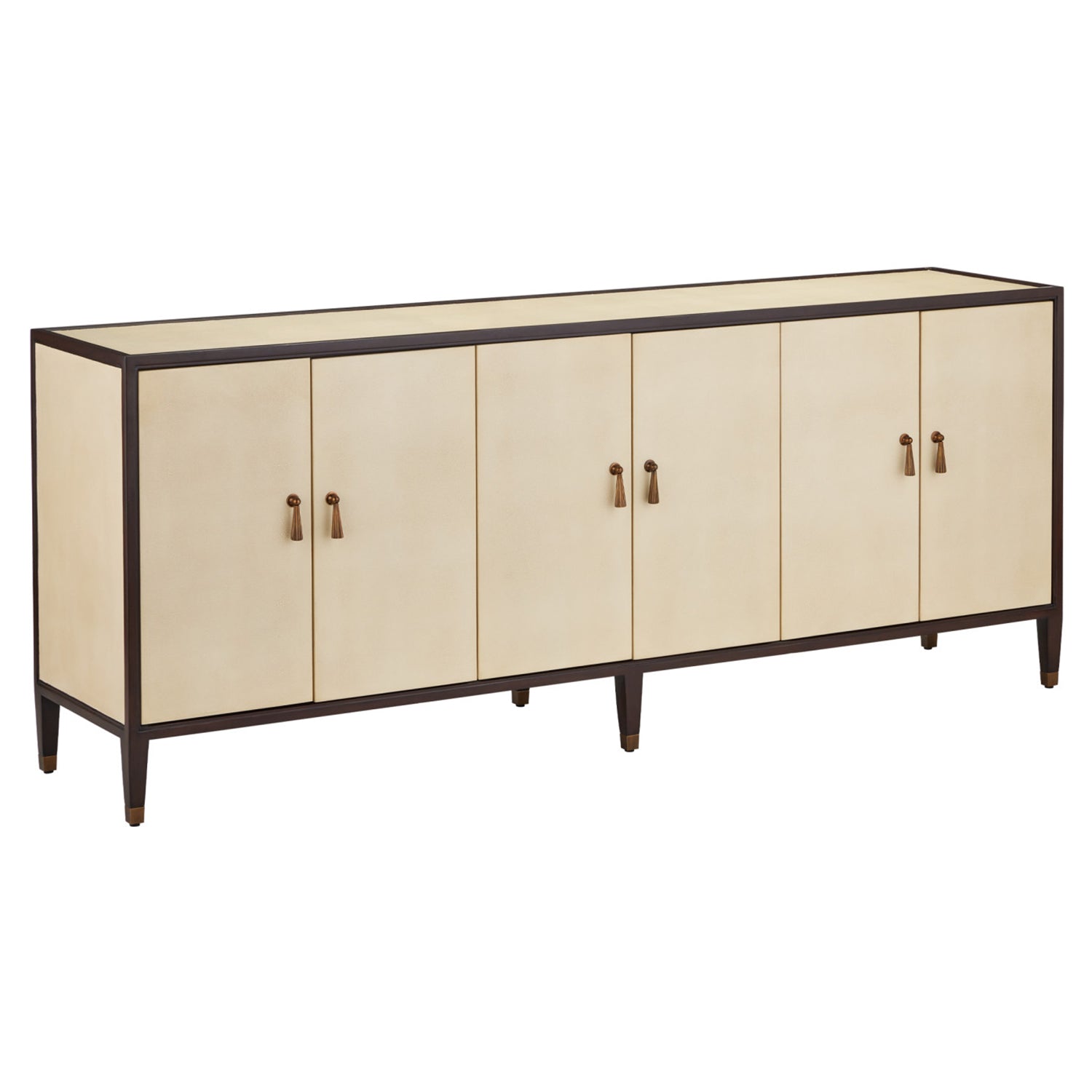 Currey & Co Evie Large Shagreen Credenza