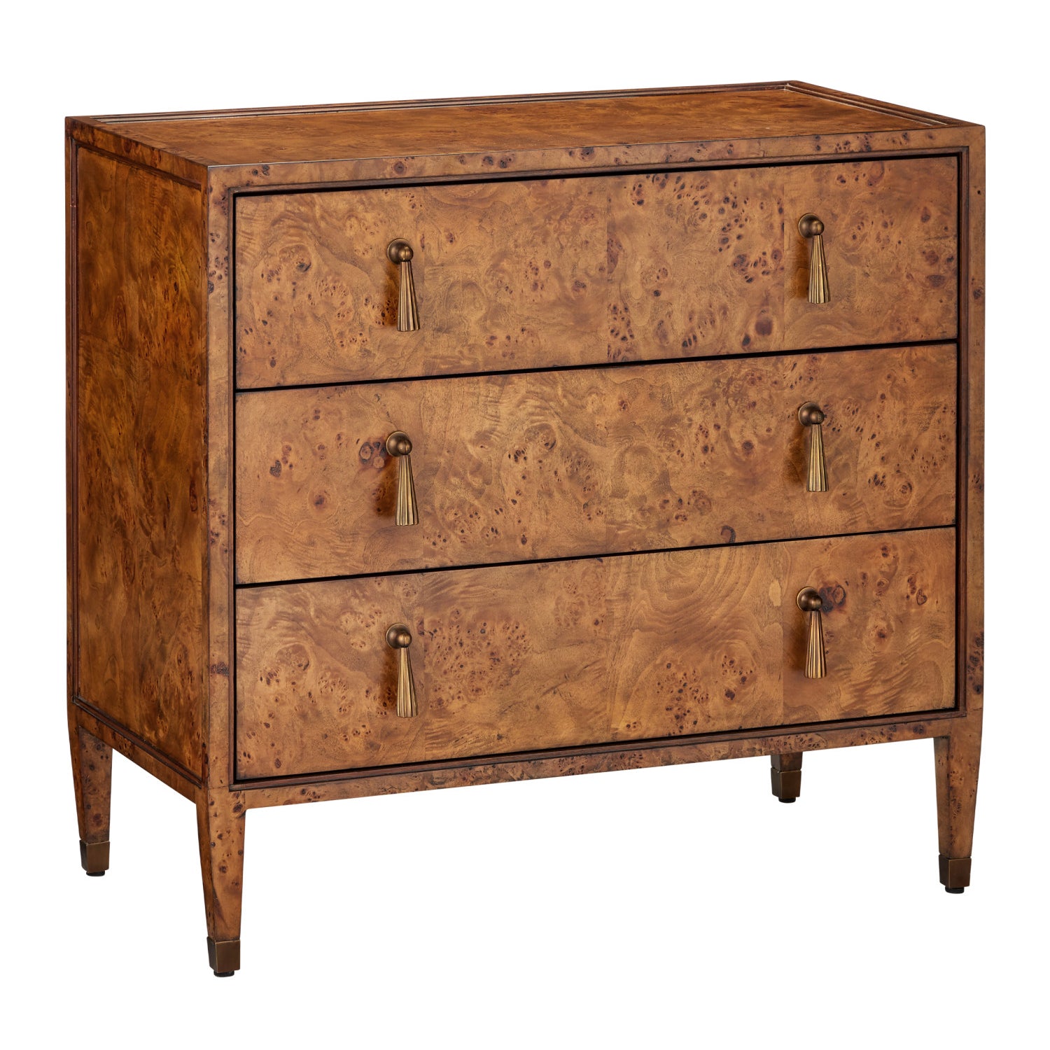 Currey & Co Evie Burl Chest