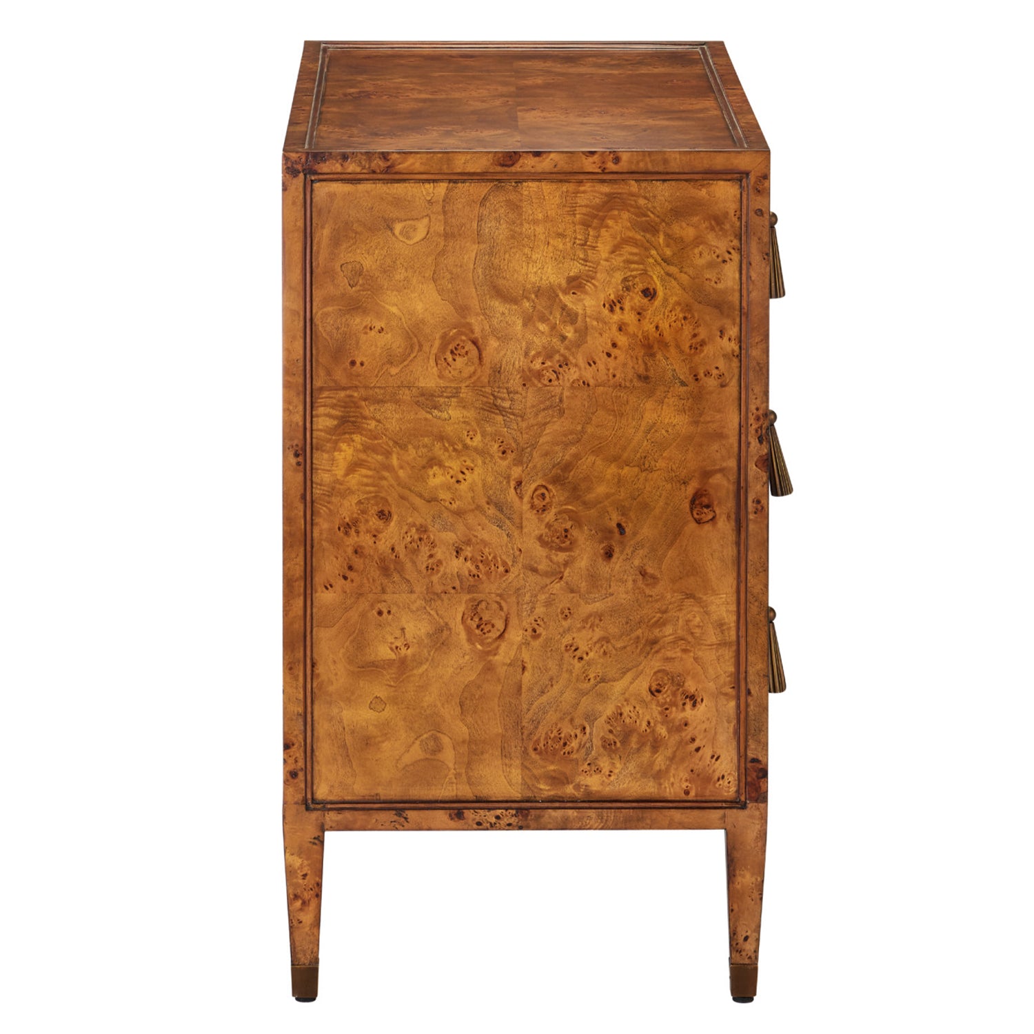 Currey & Co Evie Burl Chest
