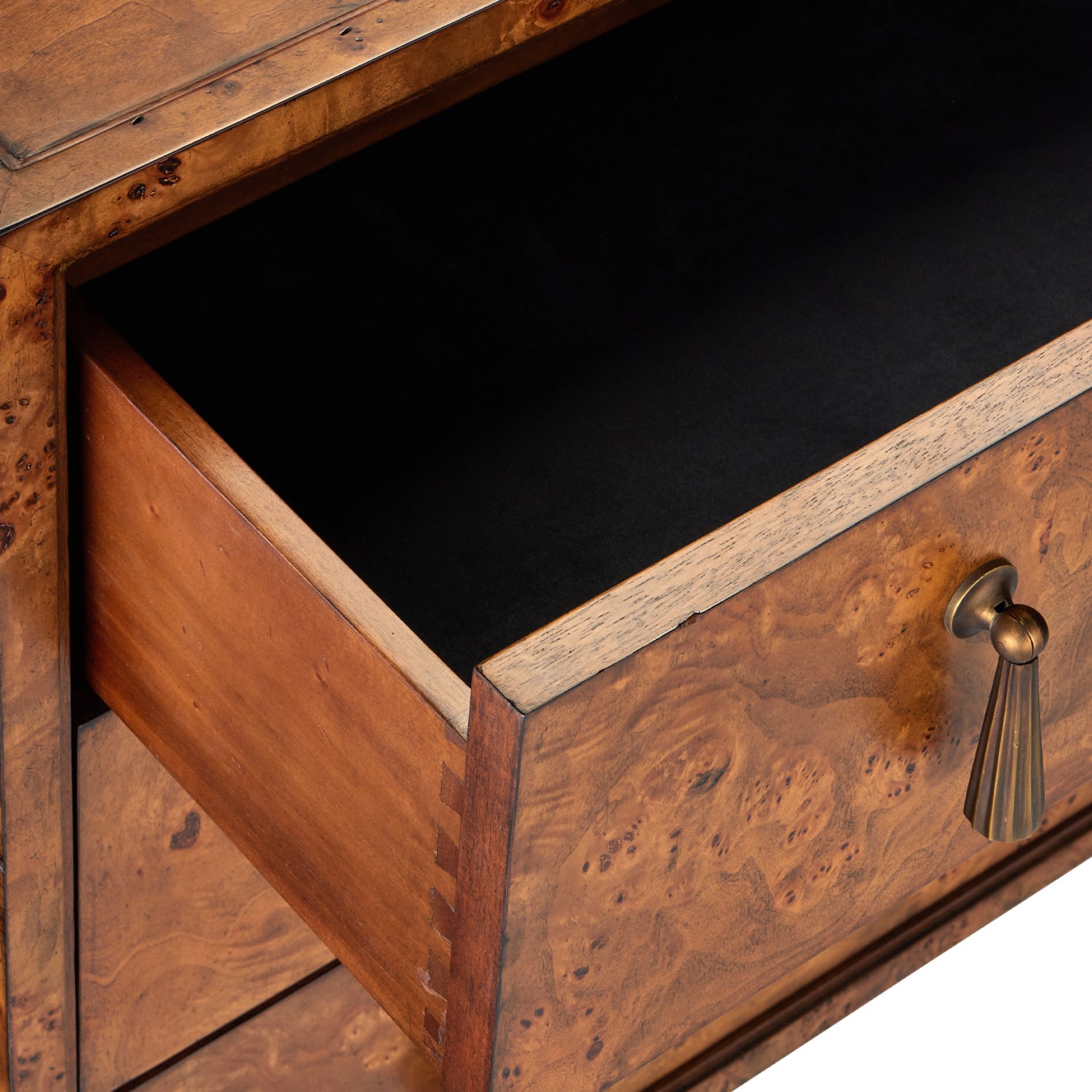 Currey & Co Evie Burl Chest