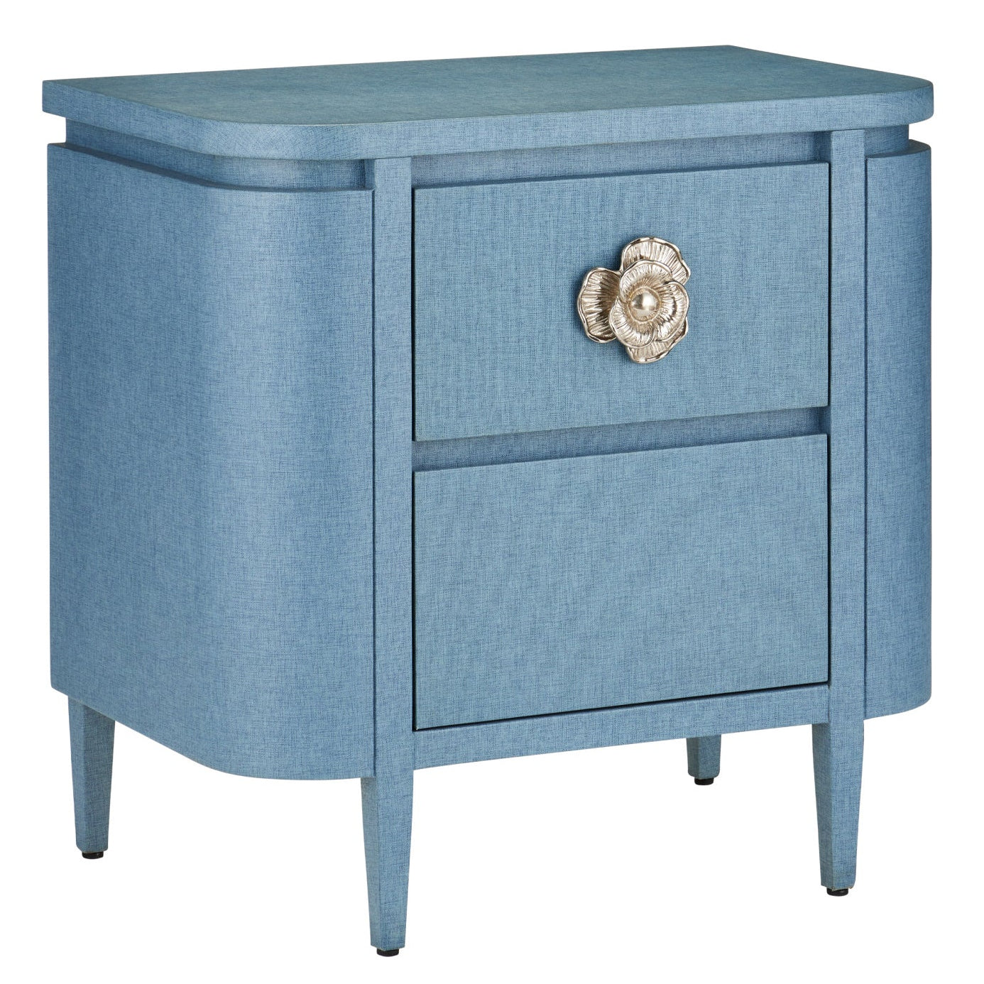 Currey & Co Briallen Blue Nightstand