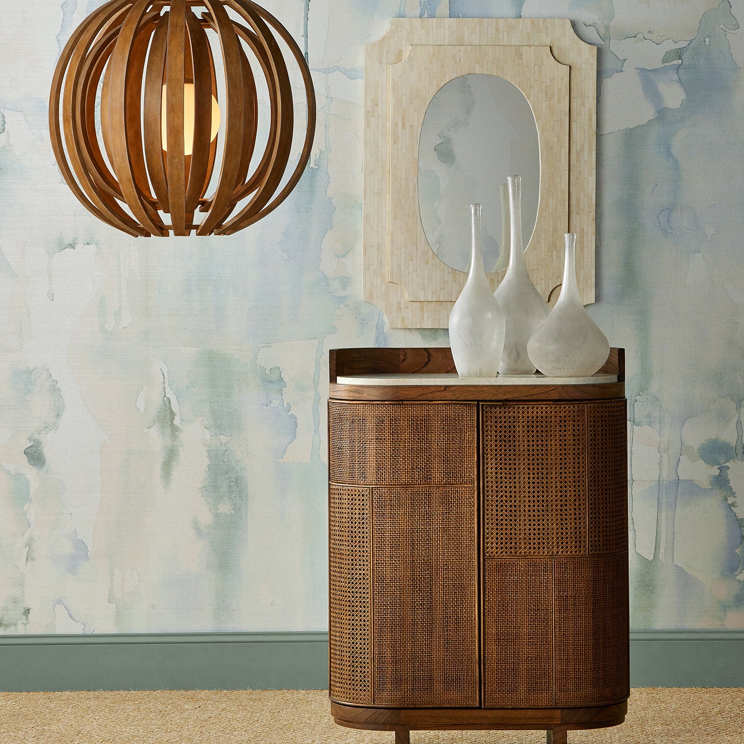 Currey & Co Virtuosity Bar Cabinet