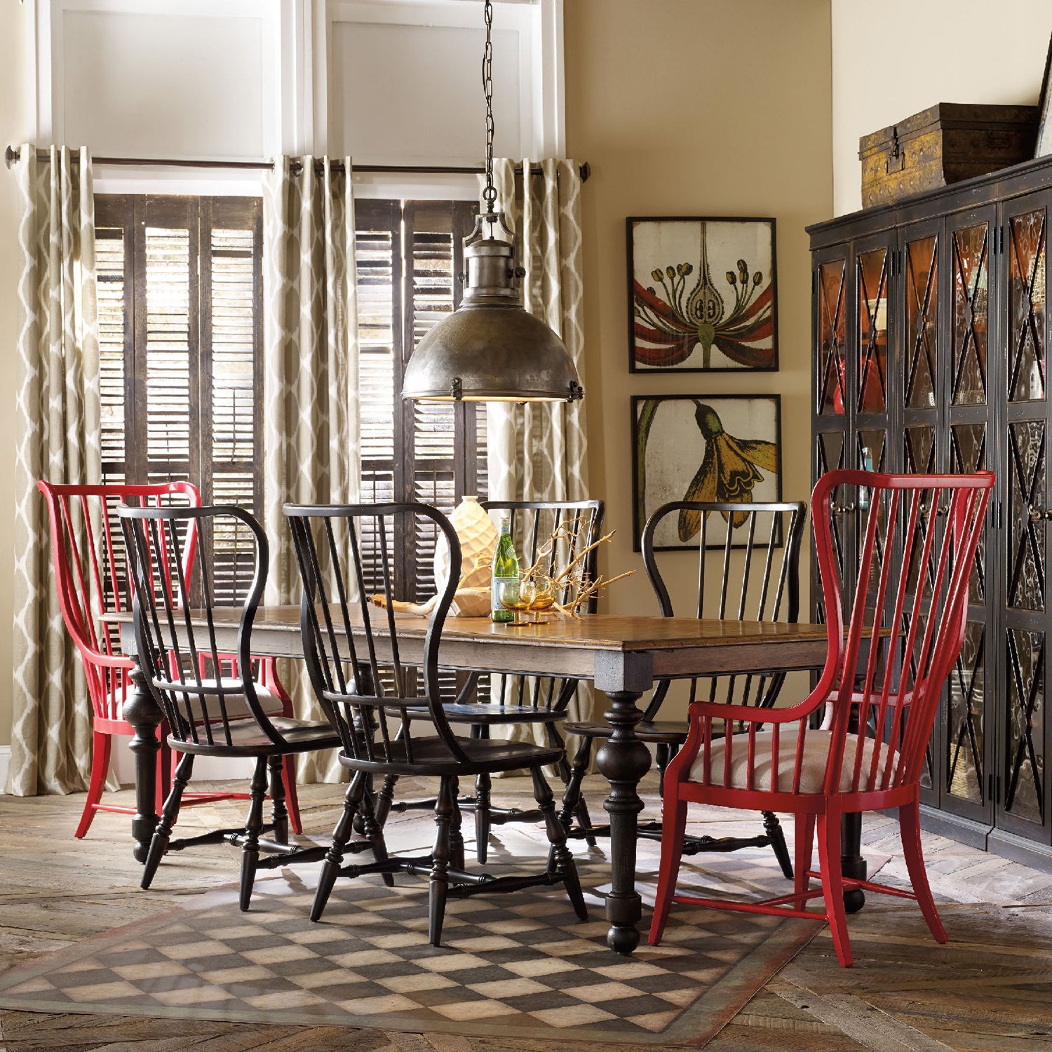 Hooker Furniture Sanctuary Spindle Side Chair Set of 2