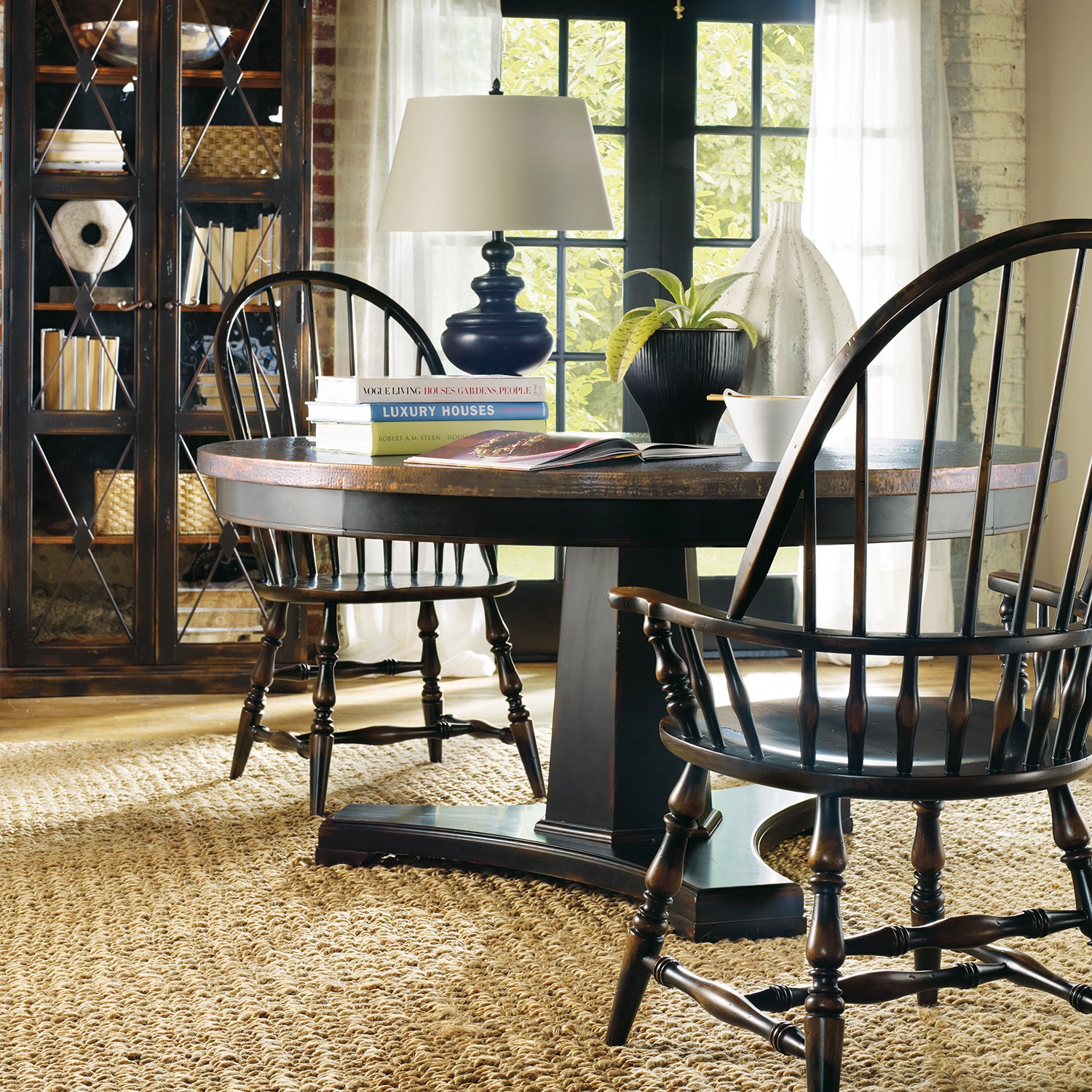 Hooker Furniture Sanctuary Windsor Side Chair Set of 2