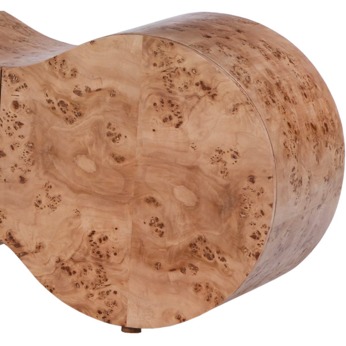 Sono Natural Burl Wood Sideboard Buffet
