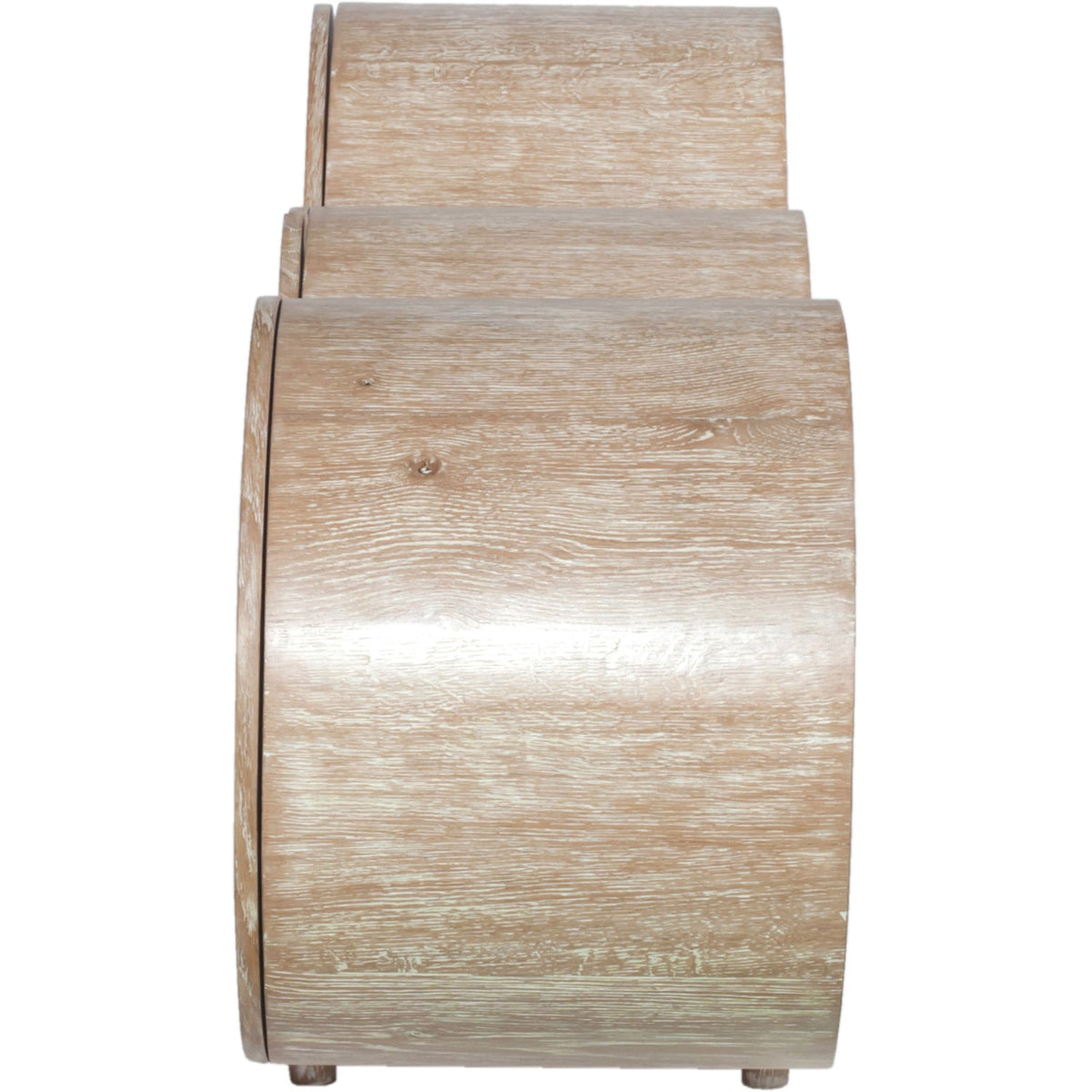 Sono Oak Burl Wood Sideboard Buffet