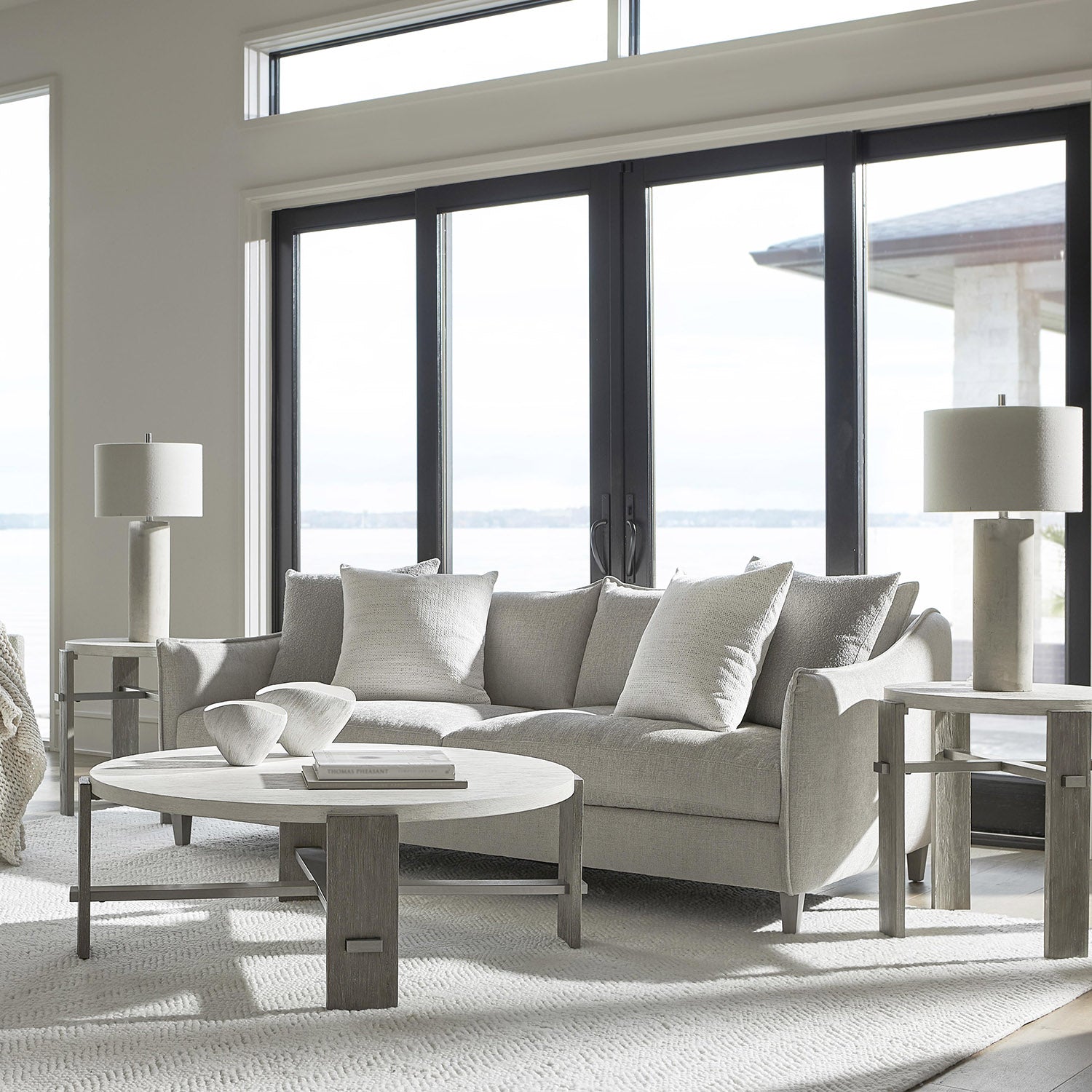 Bernhardt Foundations Round Cocktail Table