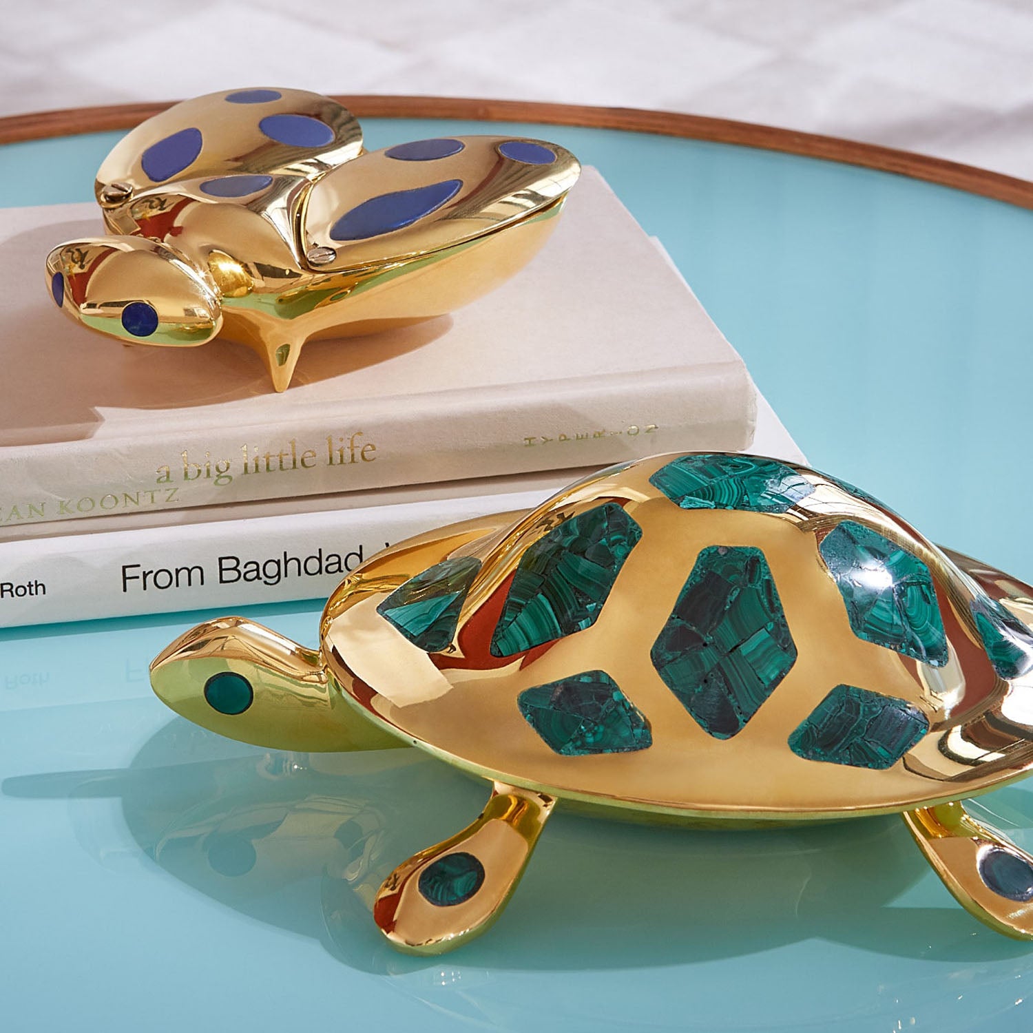 Jonathan Adler Brass Turtle Box