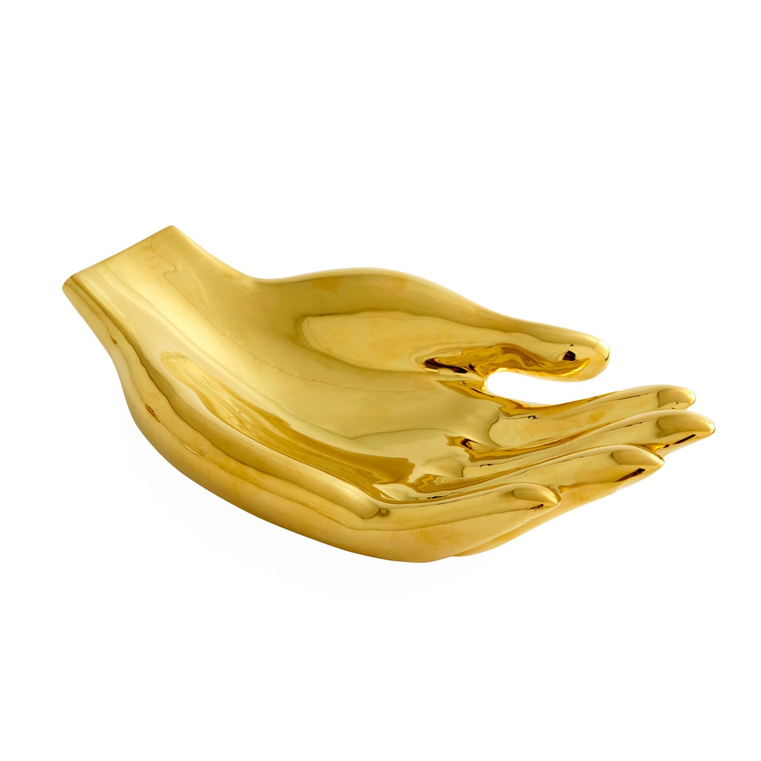 Jonathan Adler Brass Hand Bowl