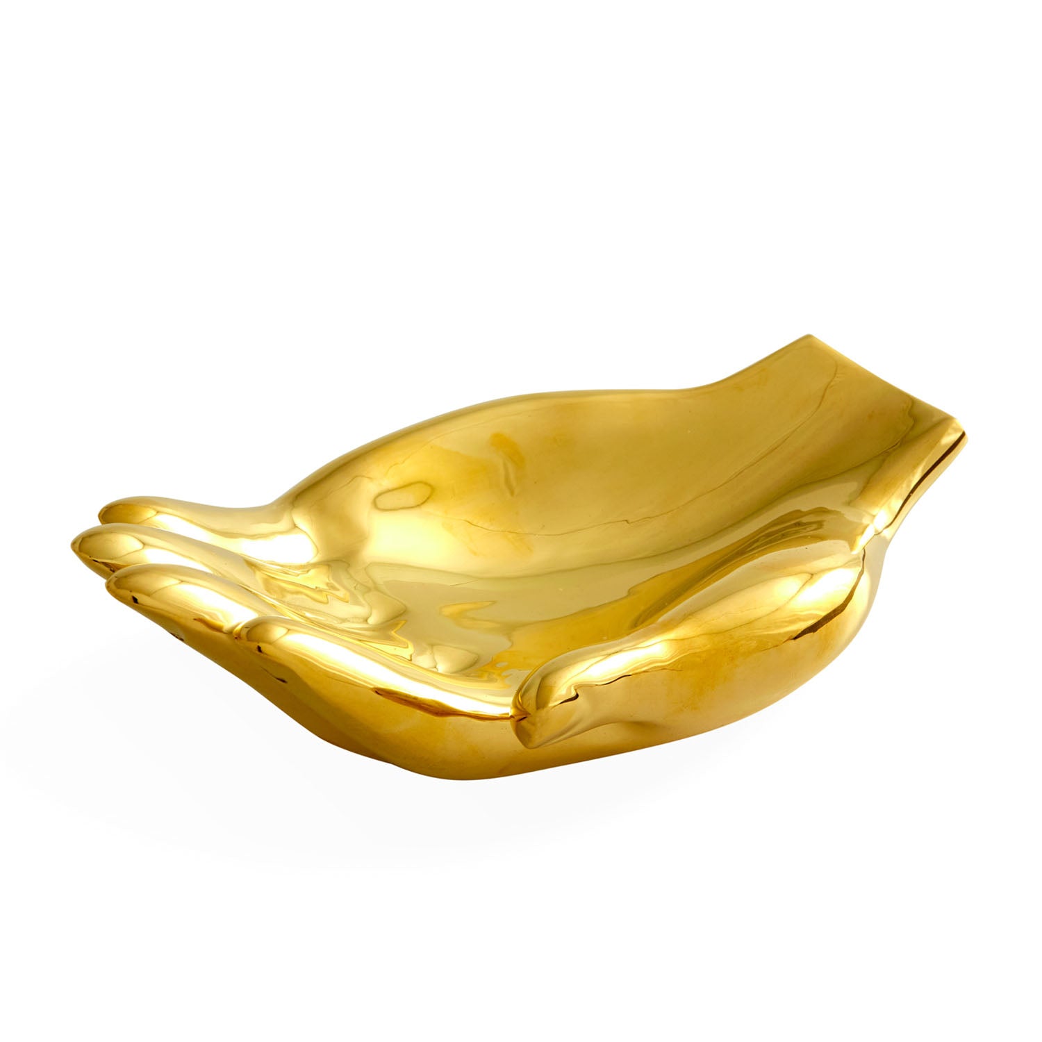 Jonathan Adler Brass Hand Bowl
