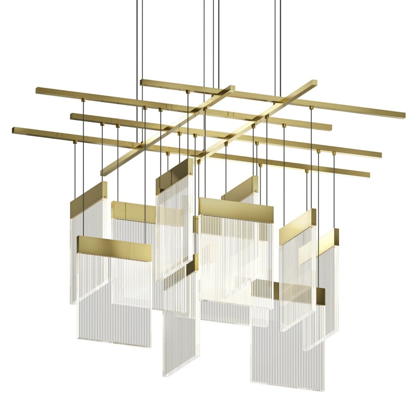 Sonneman V Panels Brass 3097.14 Pendant