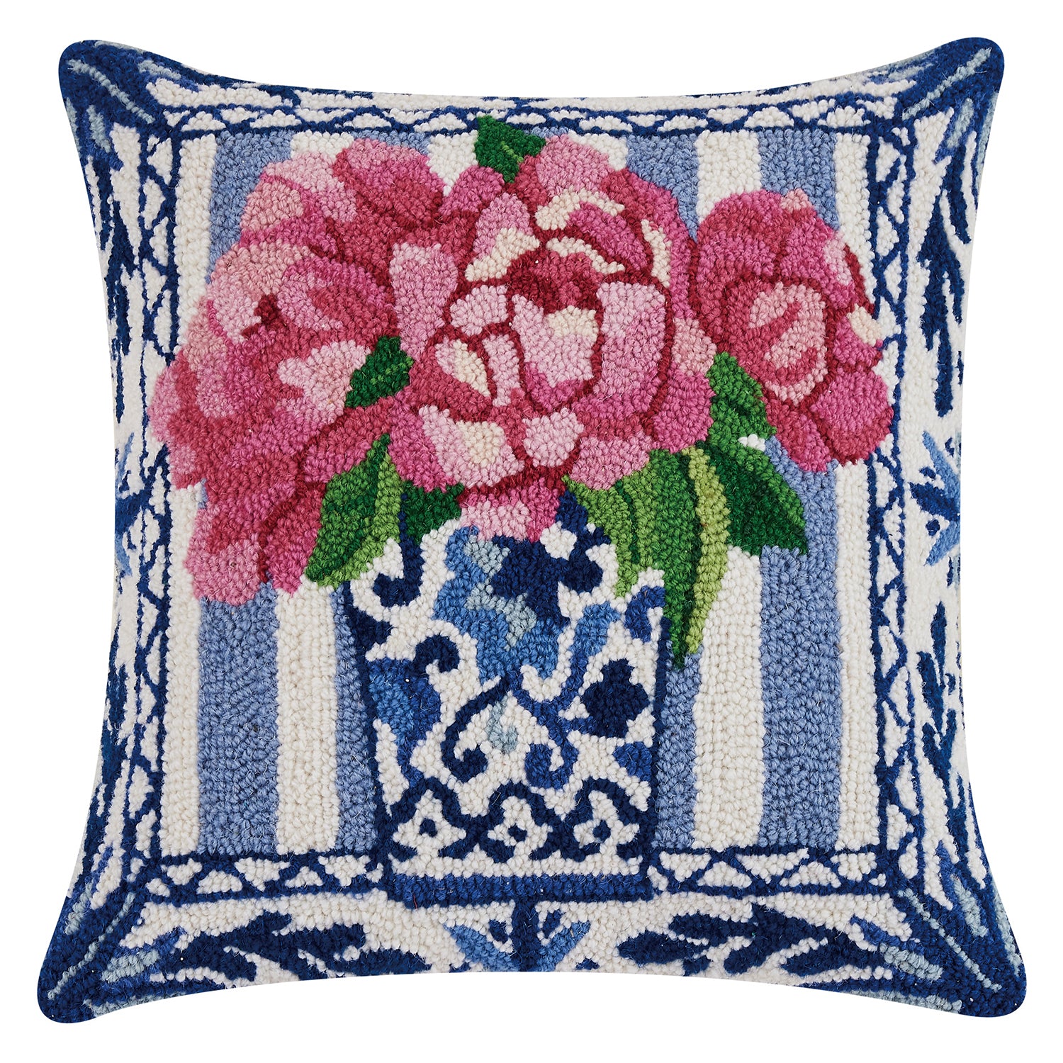 Pretty Petals Hook Throw Pillow