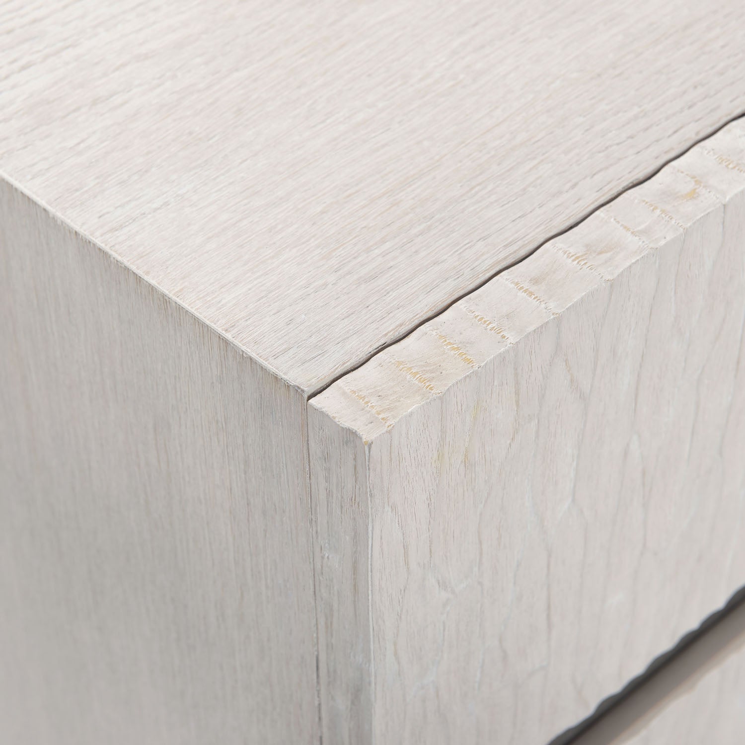 Bernhardt Solaria 6 Drawer Dresser in Weathered Bone finish, back view