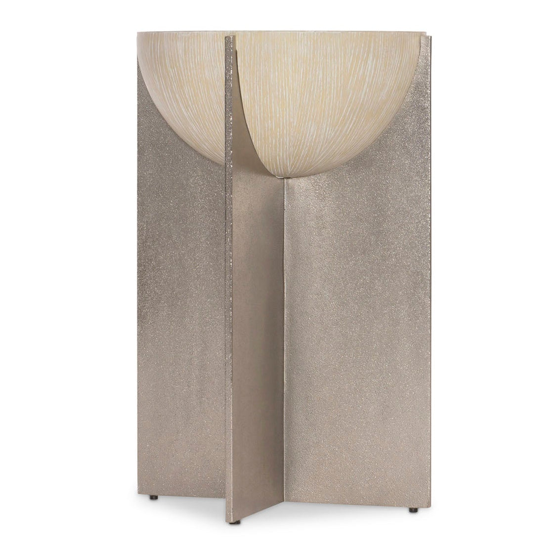 Bernhardt Solaria Aluminum Base Accent Table